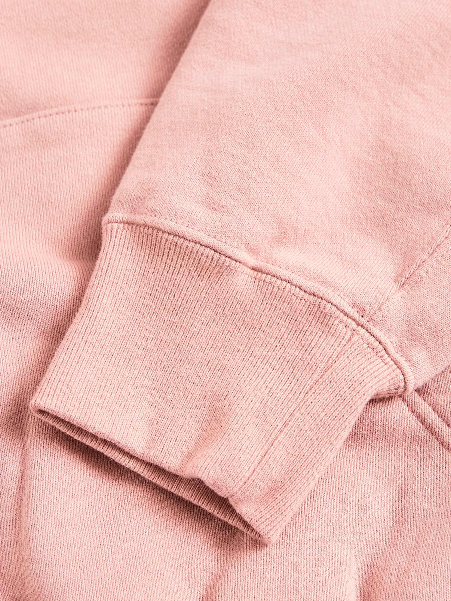 Japan-Made Fleece Hoodie in Pink - Image 6