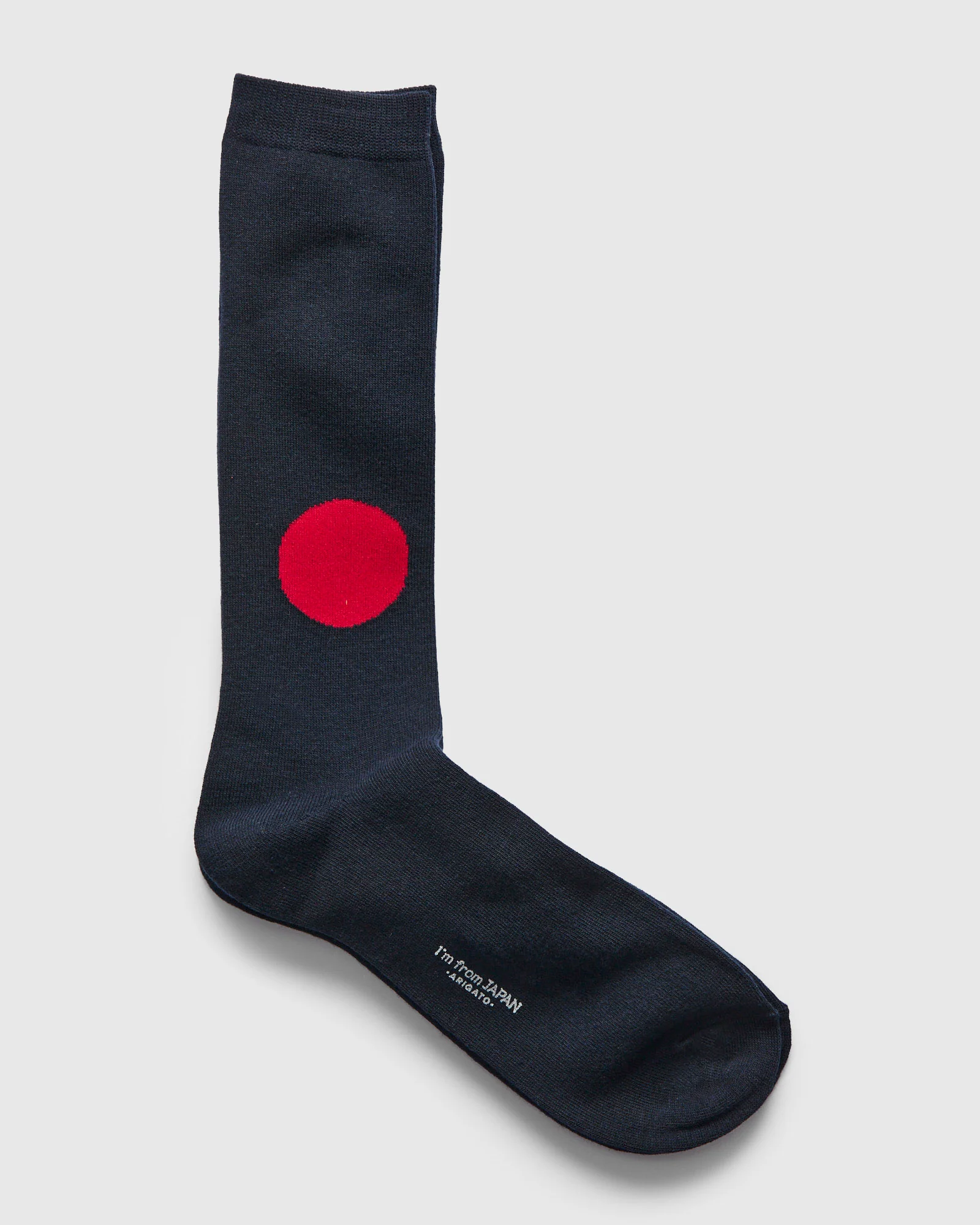 Japanese Flag Socks in Navy - Image 2