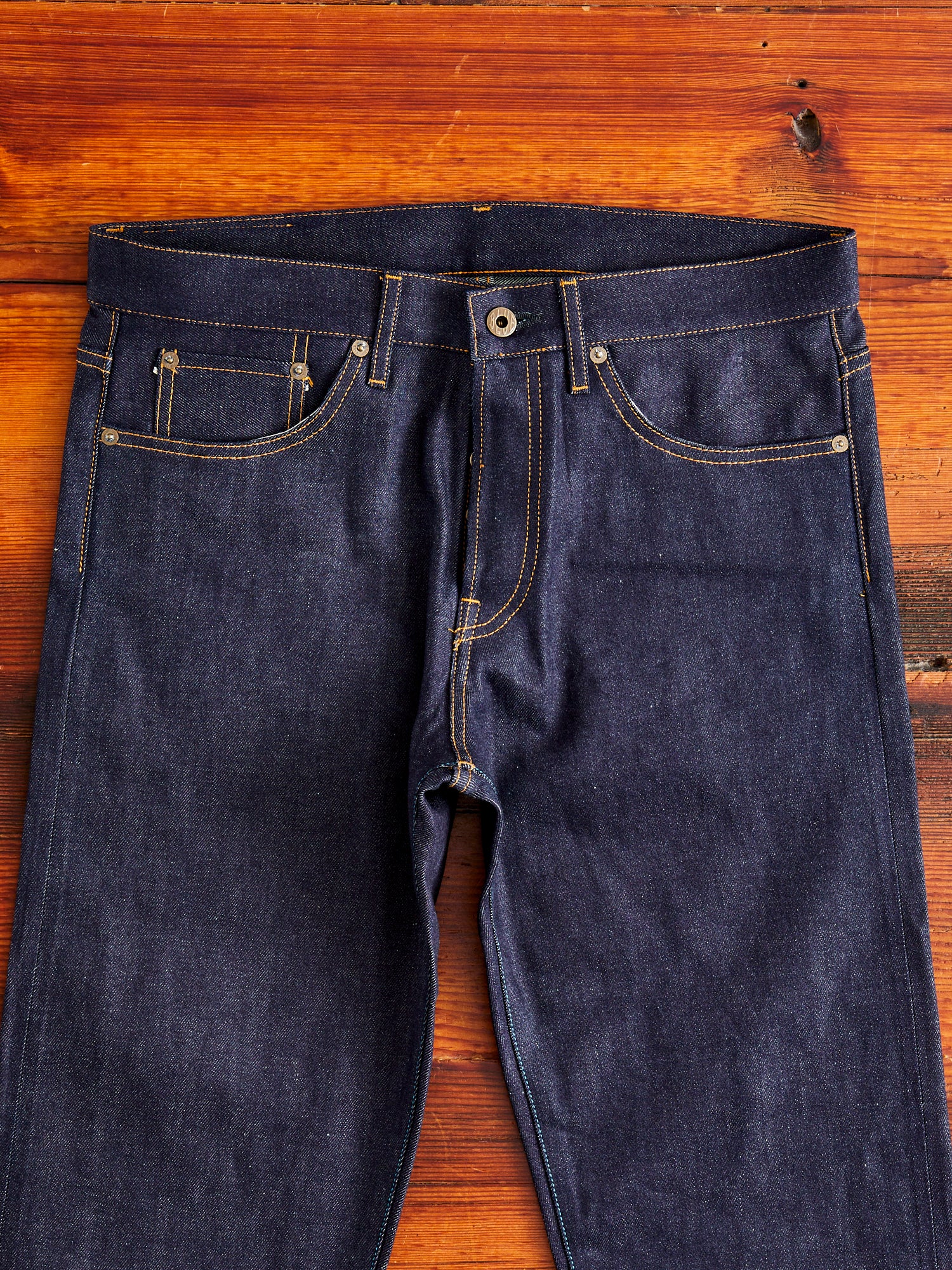 JBO-680 12oz Stretch Selvedge Denim - High Tapered - Image 5