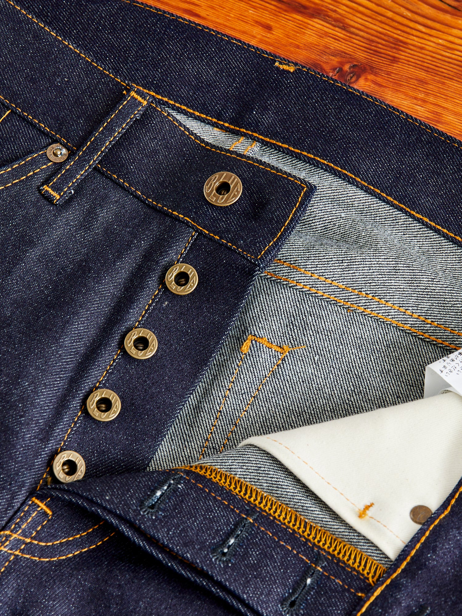 JBO-680 12oz Stretch Selvedge Denim - High Tapered - Image 9