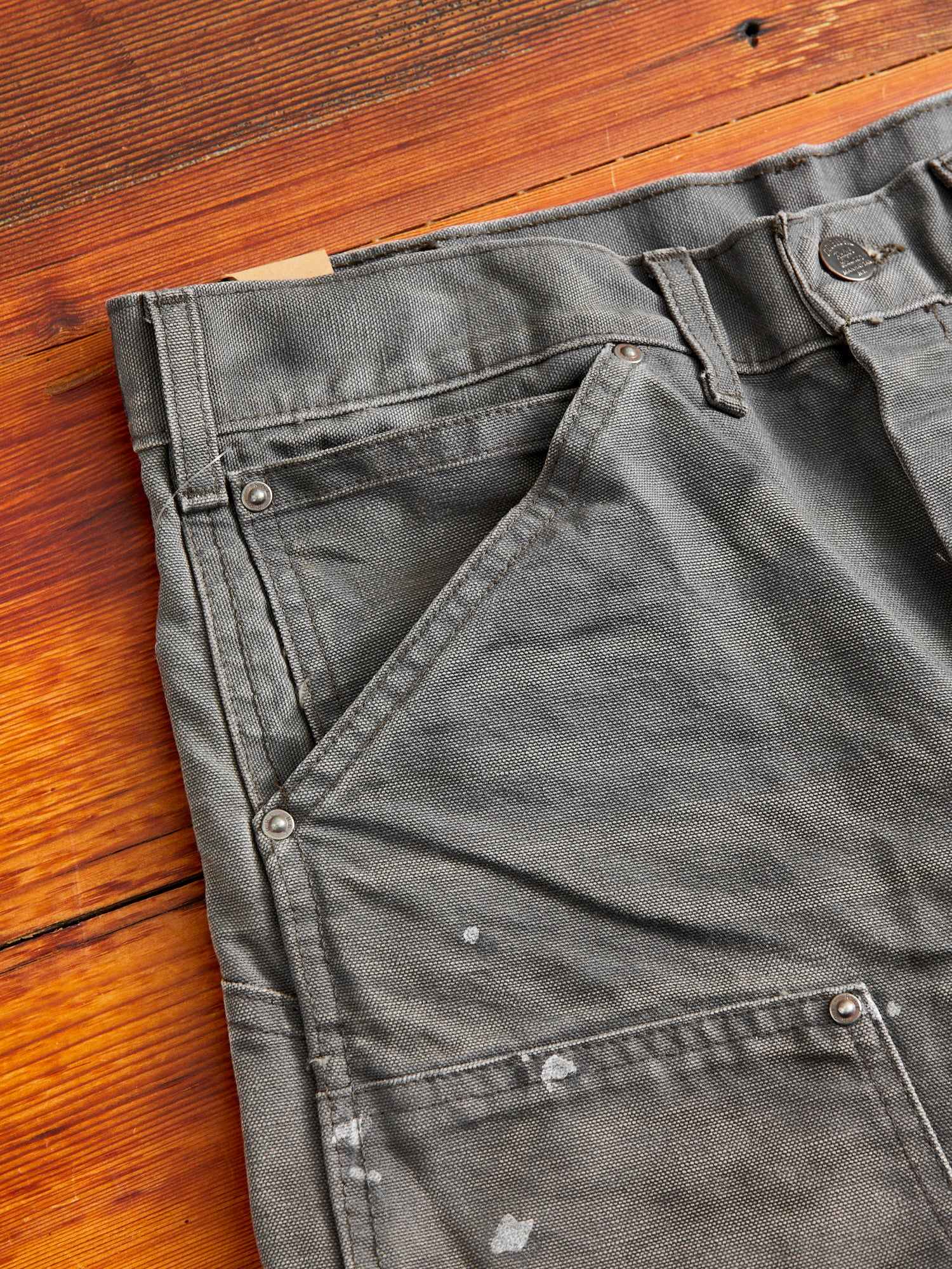 Jenkins Carpenter Pants in Distressed Grey - Image 4