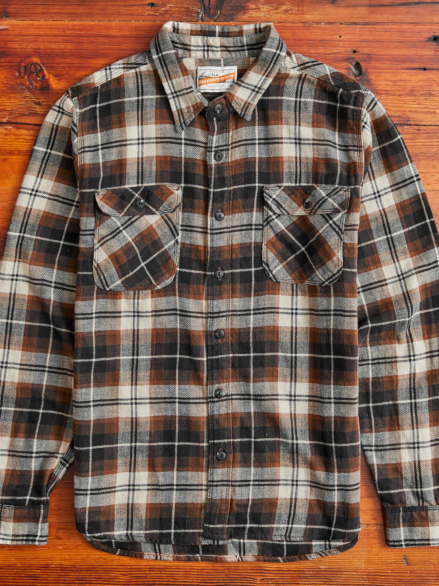 Jepson Work Shirt in Hickory Plaid