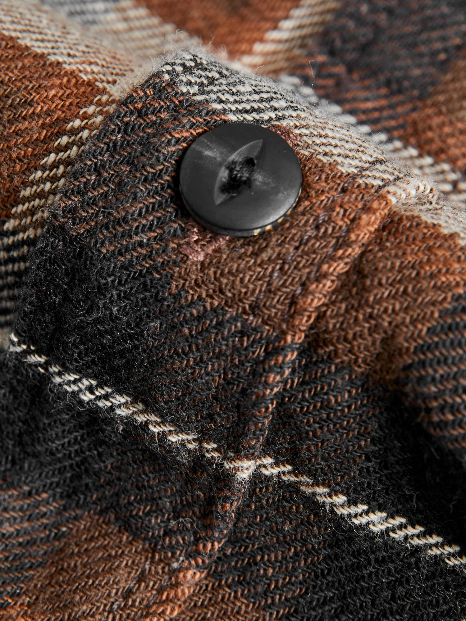 Jepson Work Shirt in Hickory Plaid - Image 6