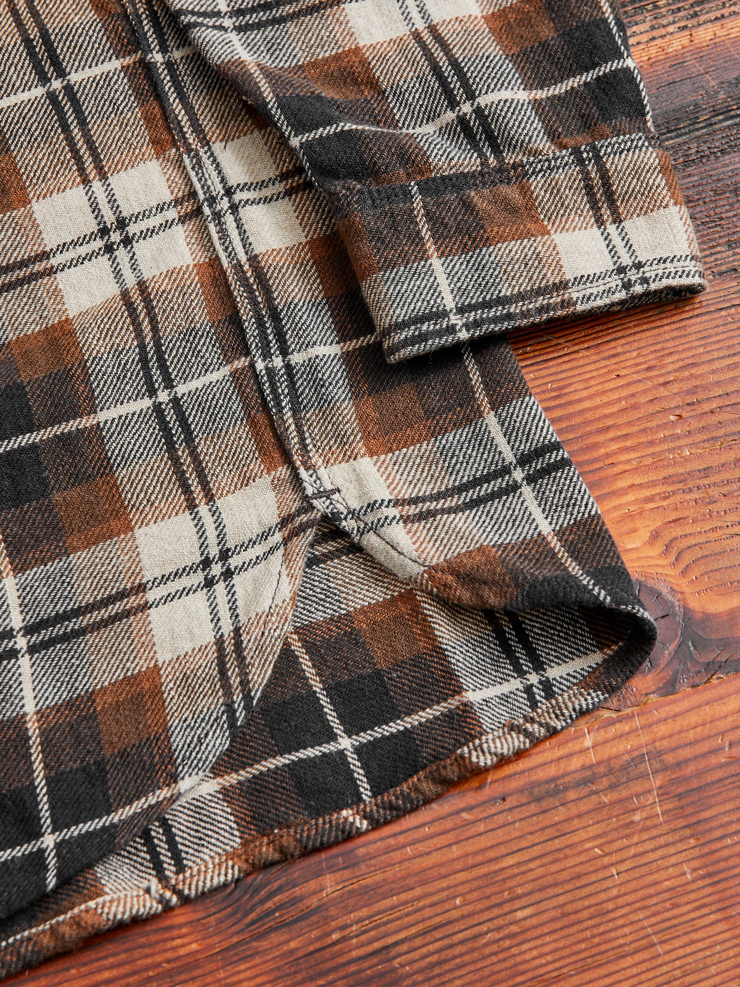 Jepson Work Shirt in Hickory Plaid - Image 8