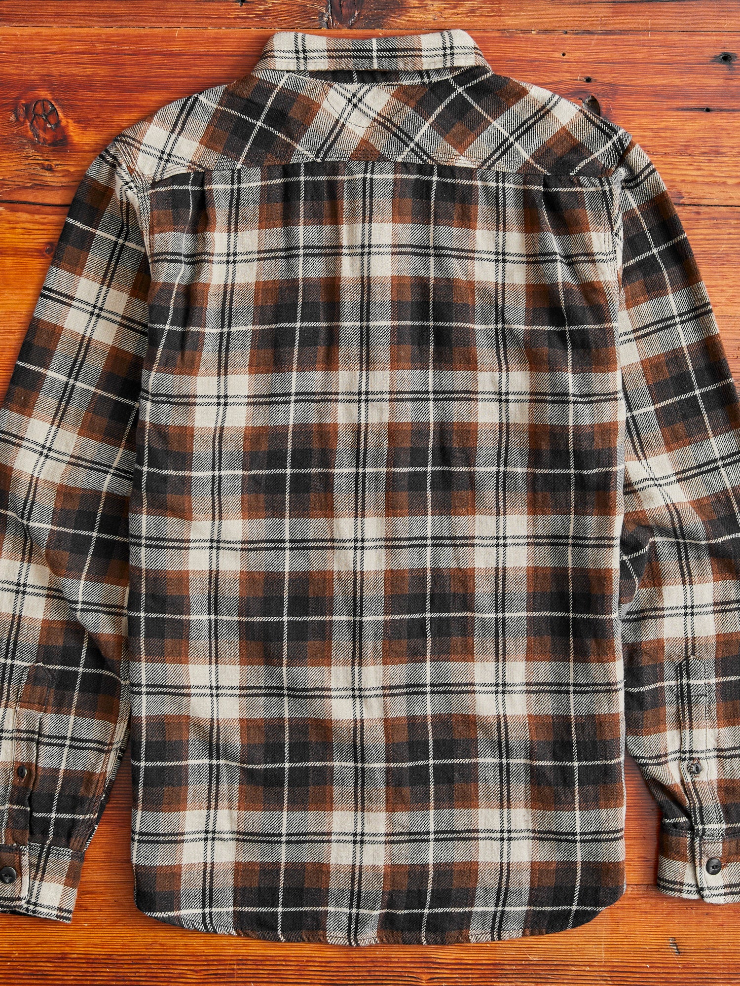 Jepson Work Shirt in Hickory Plaid - Image 9