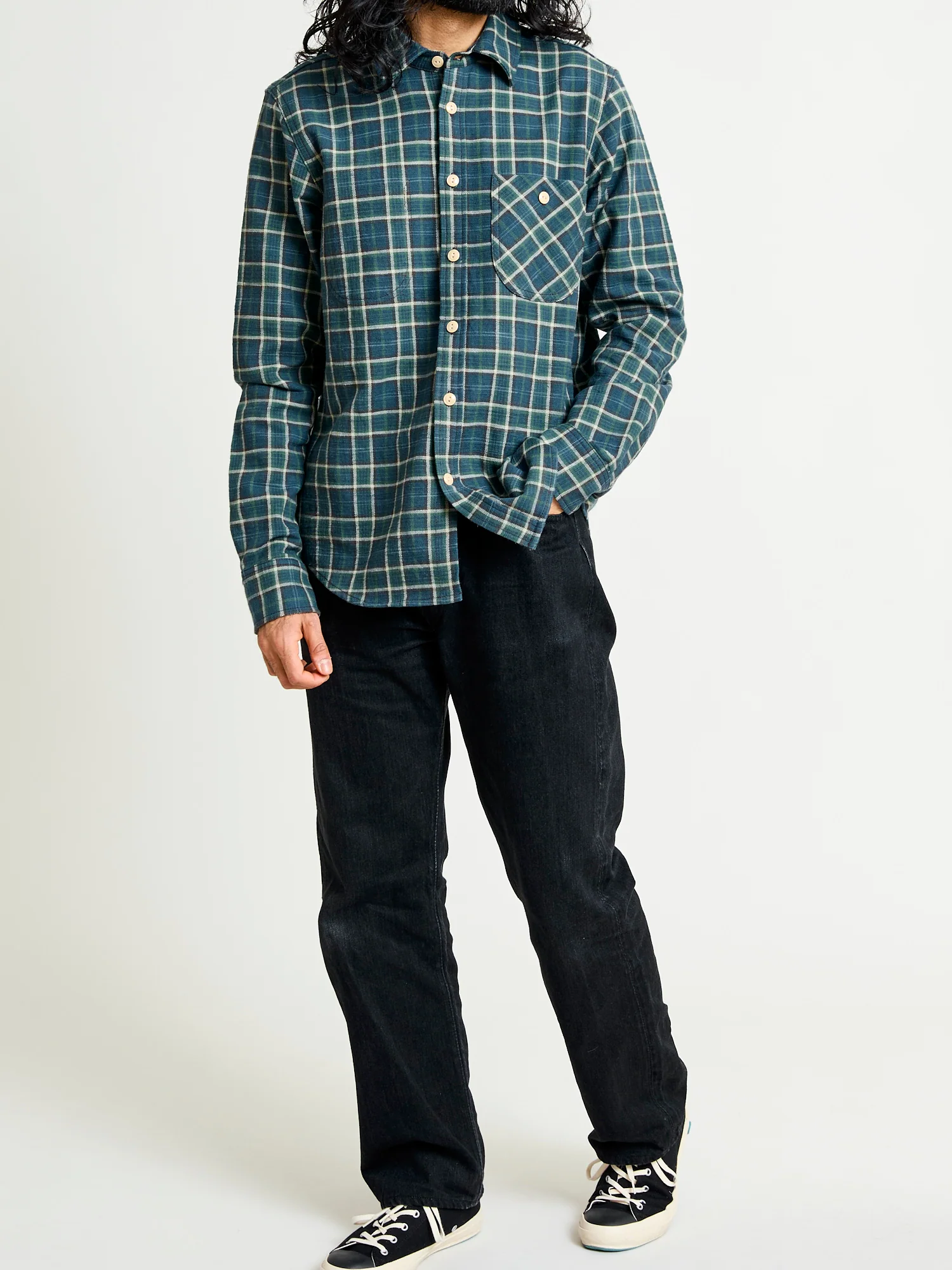 "Jumper Shirt" in Vintage Slub Plaid - Image 10