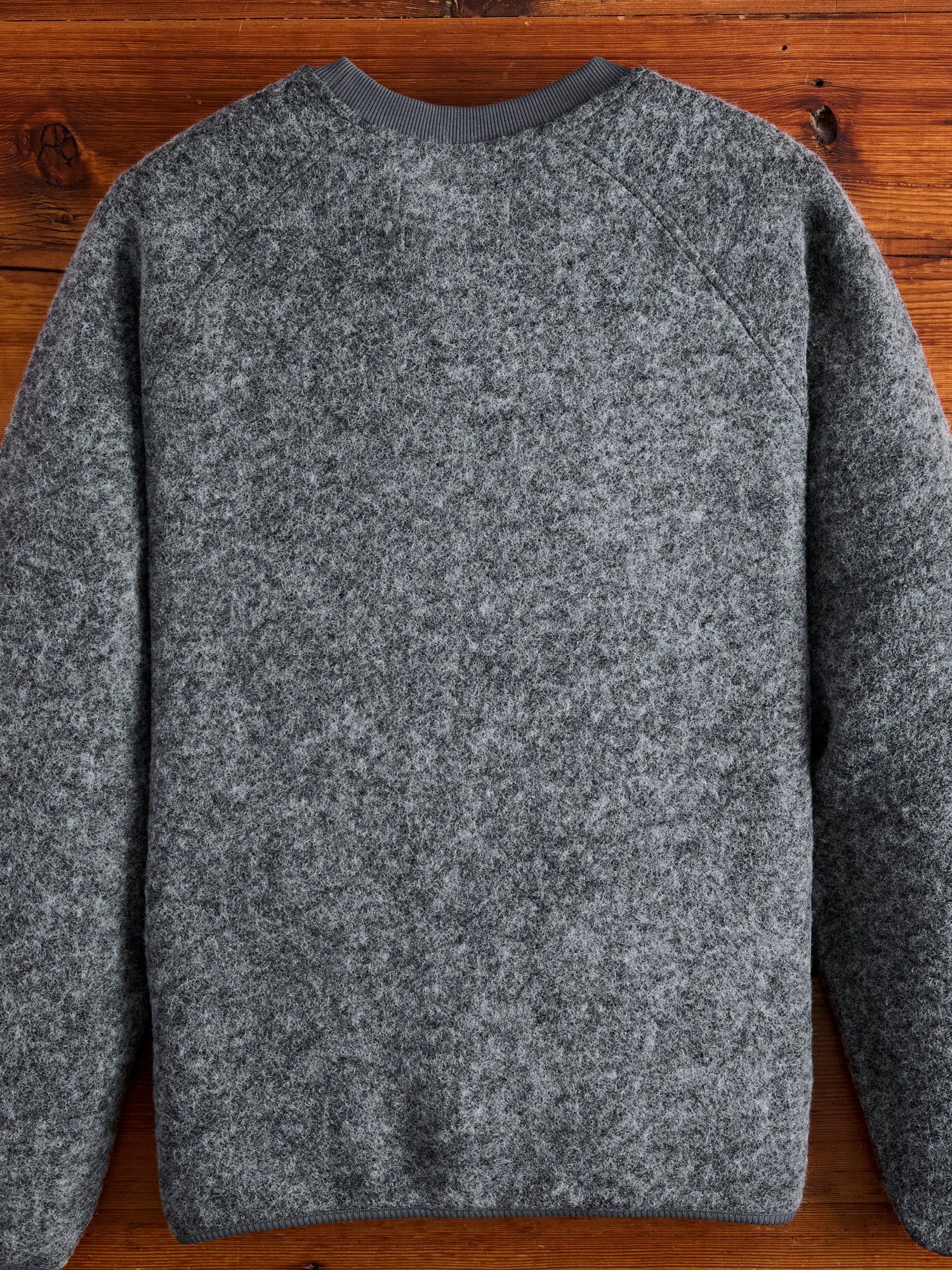Junction Sweat Jumper in Grey Wool - Image 3