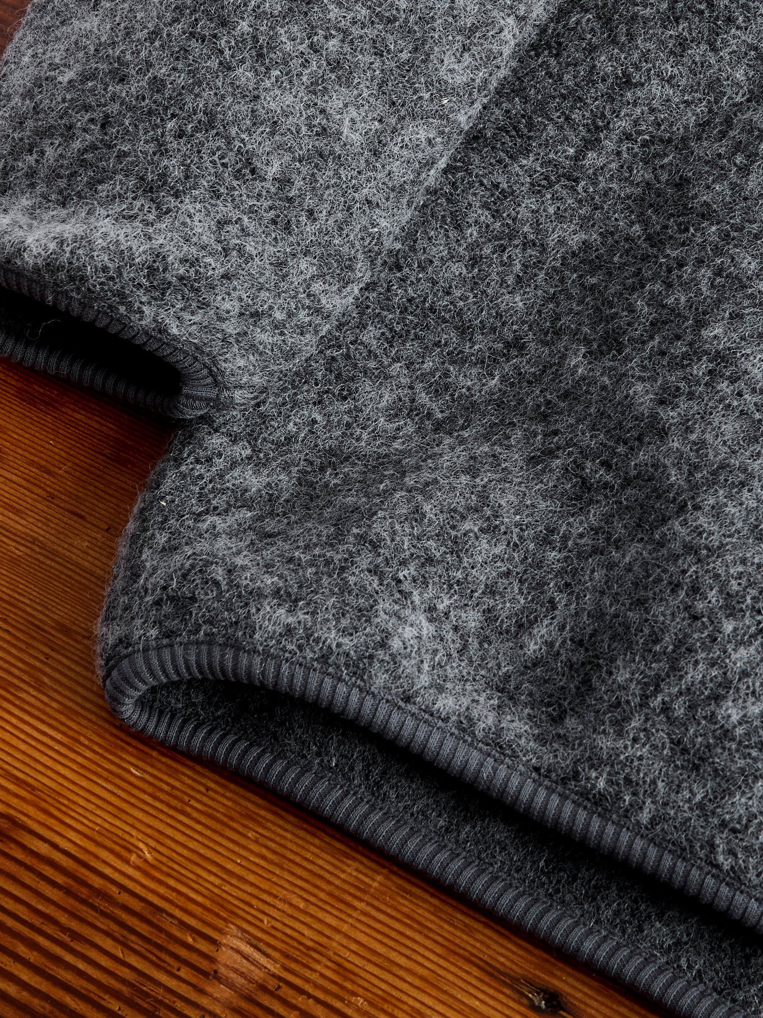 Junction Sweat Jumper in Grey Wool - Image 6