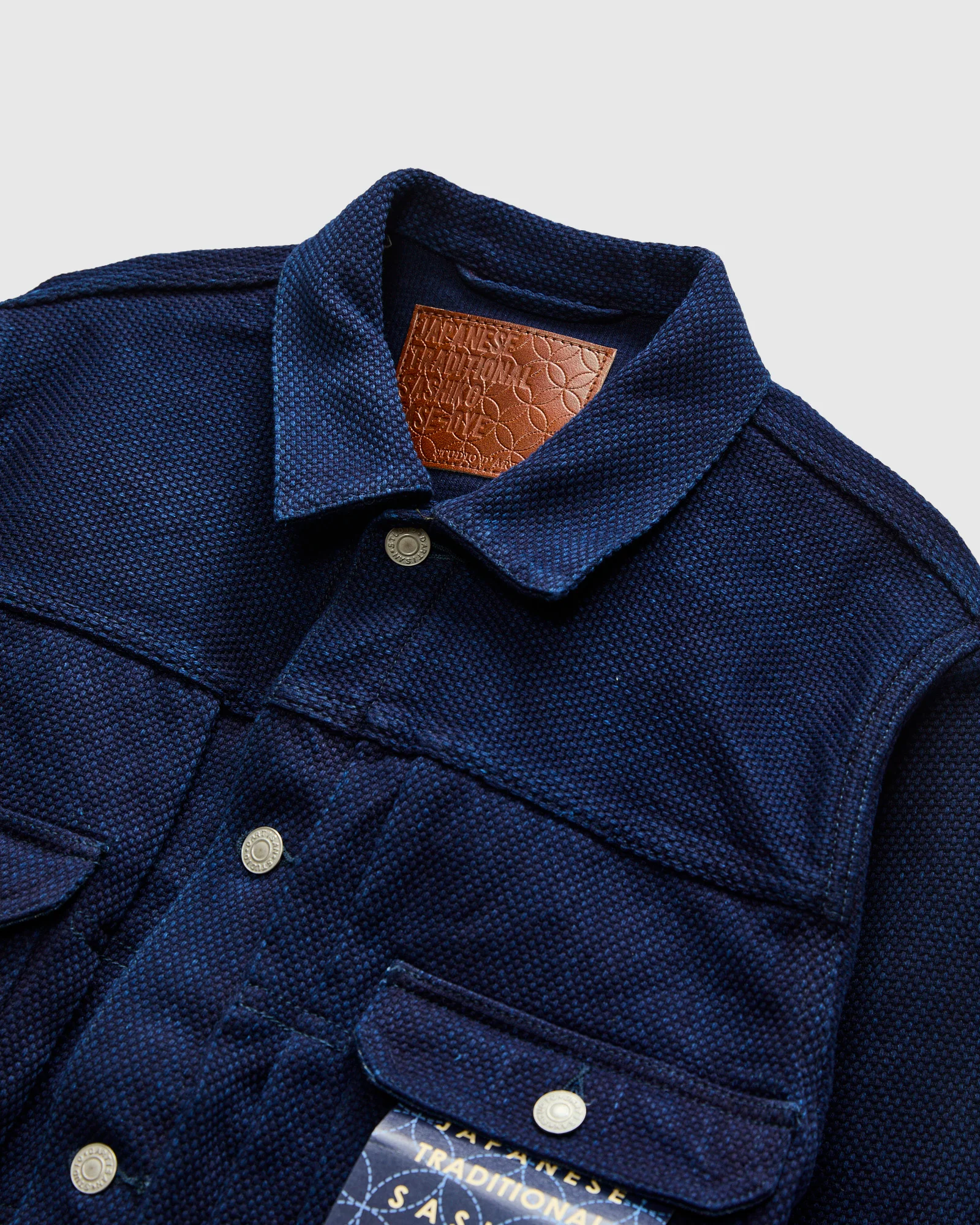 "Kasezome" 14oz Sashiko Selvedge Type-2 Jacket - Image 3