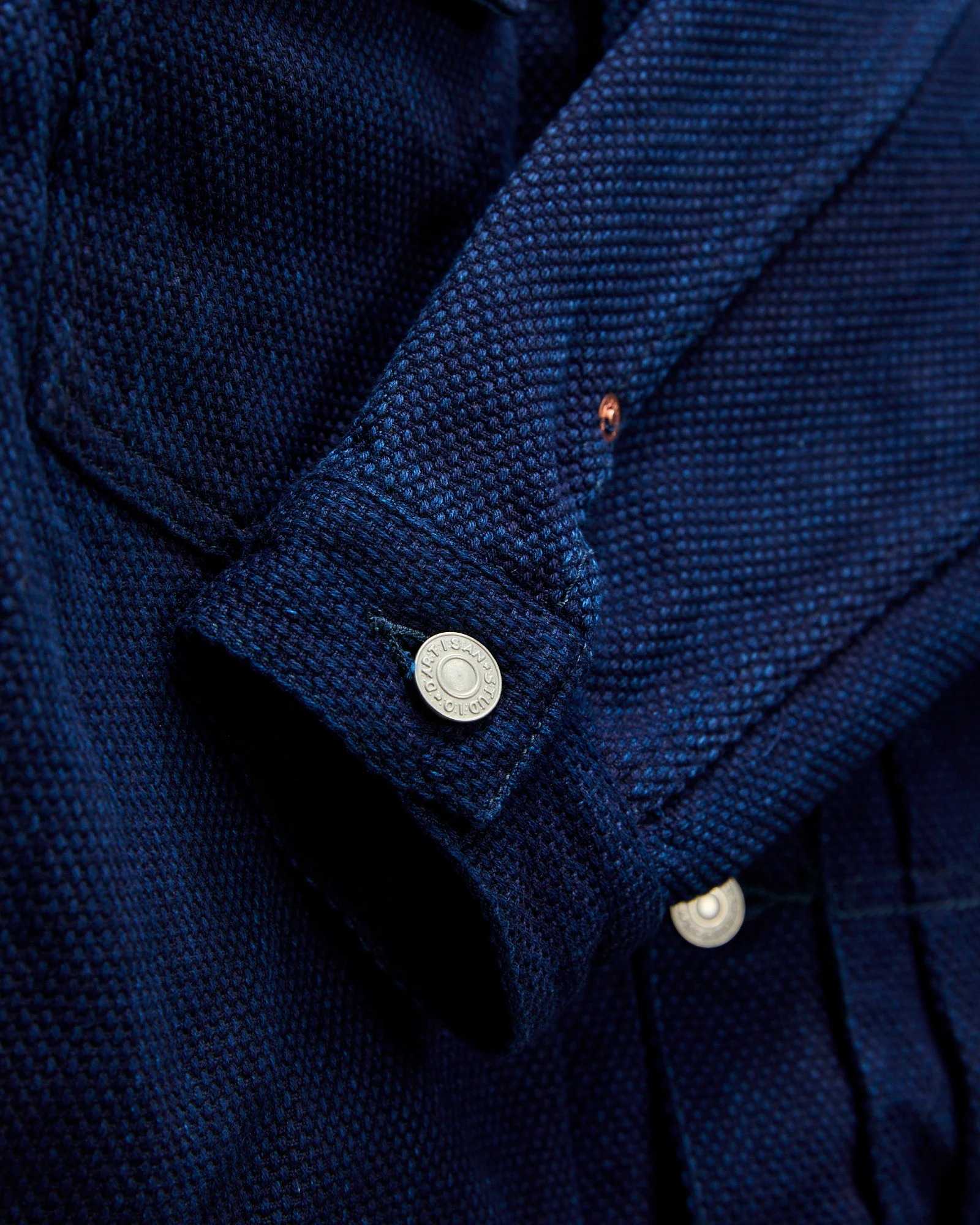 "Kasezome" 14oz Sashiko Selvedge Type-2 Jacket - Image 5