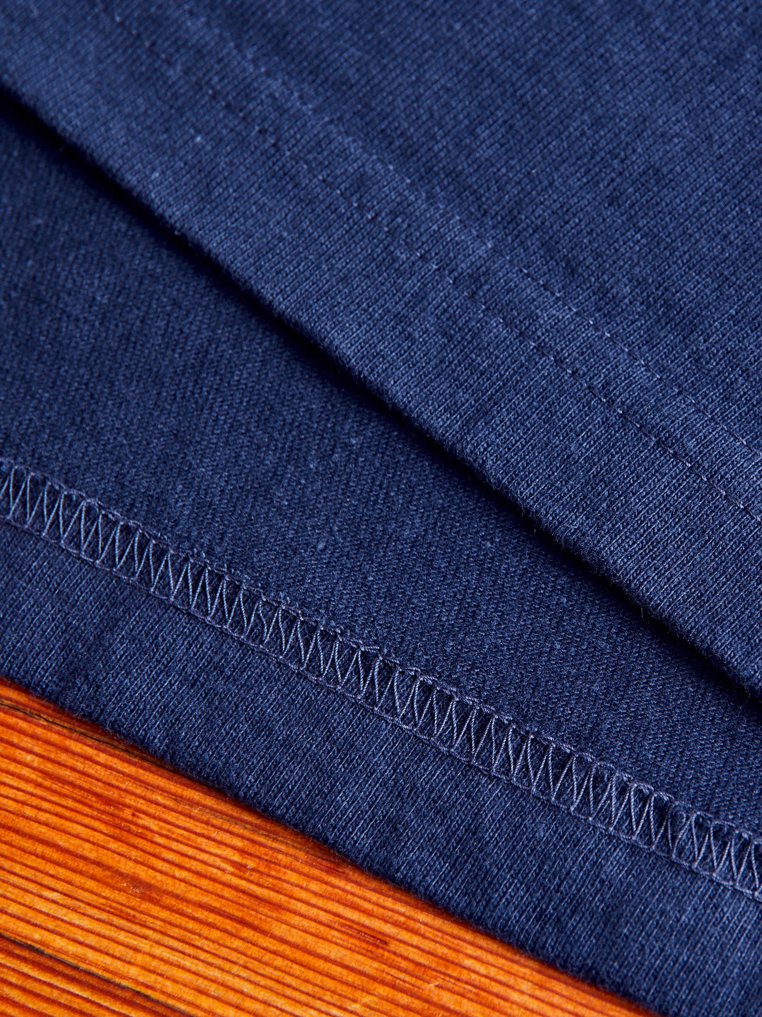 "Ken & Mary" Heavyweight T-Shirt in Navy - Image 7
