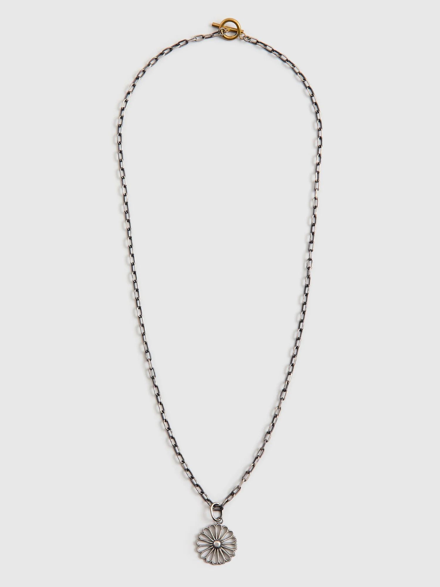 Kikumon Large Charm Pendant in Sterling Silver - Image 2