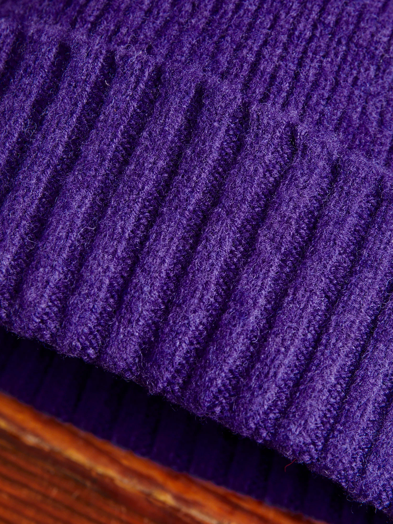 "King Jammy" Wool Beanie in Purple Love - Image 2