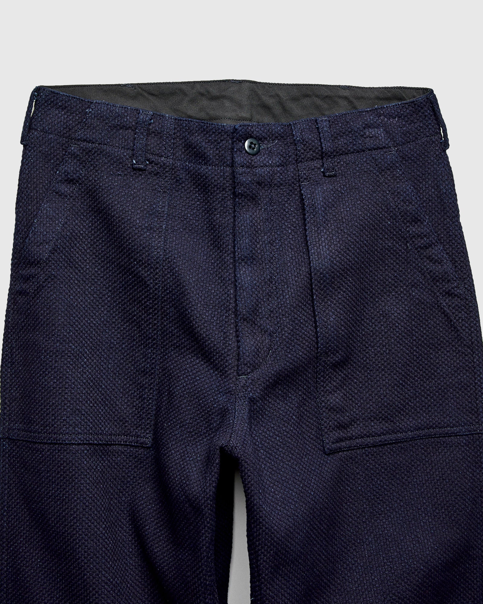 "No-Gi" Fatigue Pants in Indigo Heavyweight Sashiko - Image 4