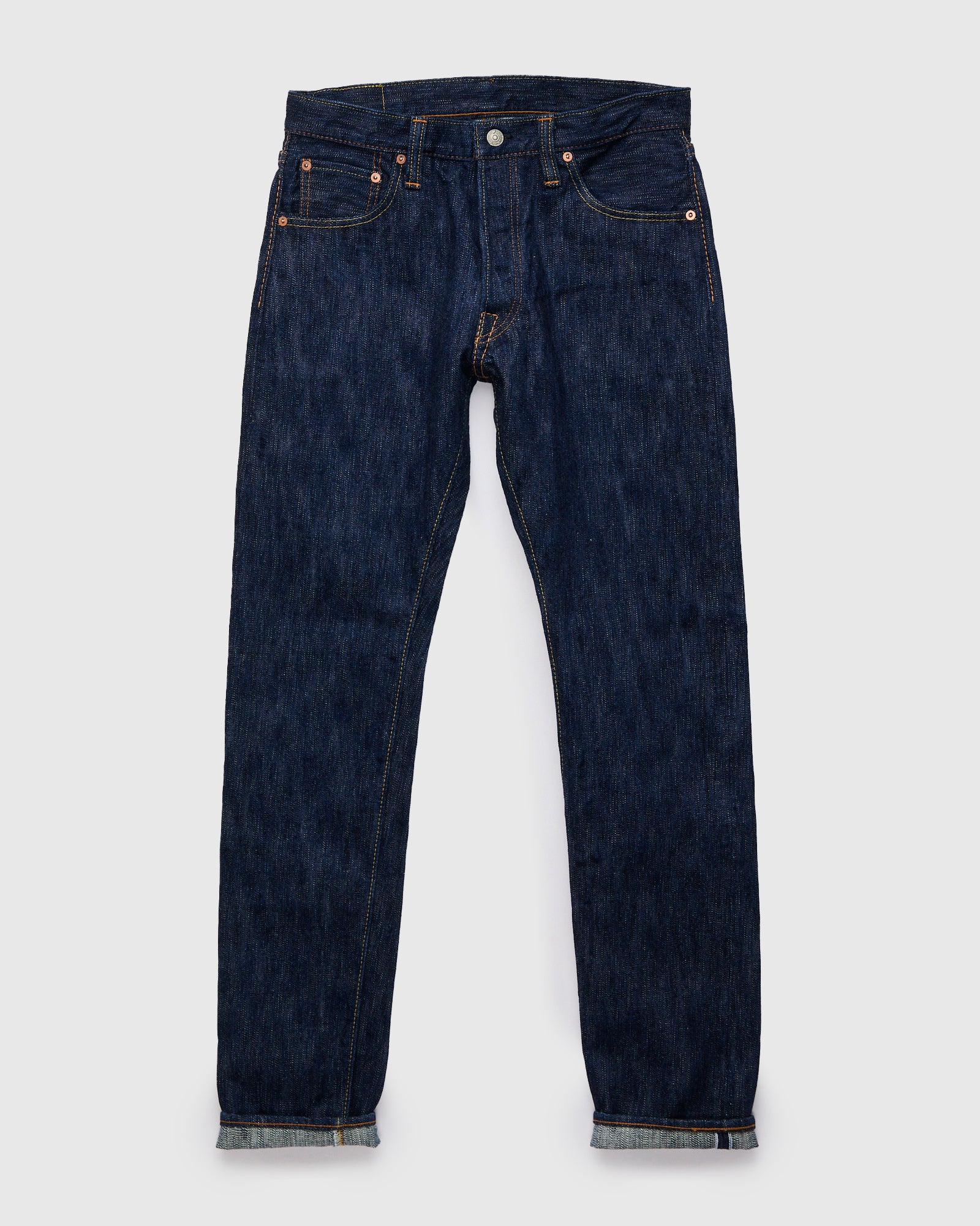 KS-15oz-019 "Kasuri" 15oz Slub Selvedge Denim - Relaxed Tapered Fit - Image 2