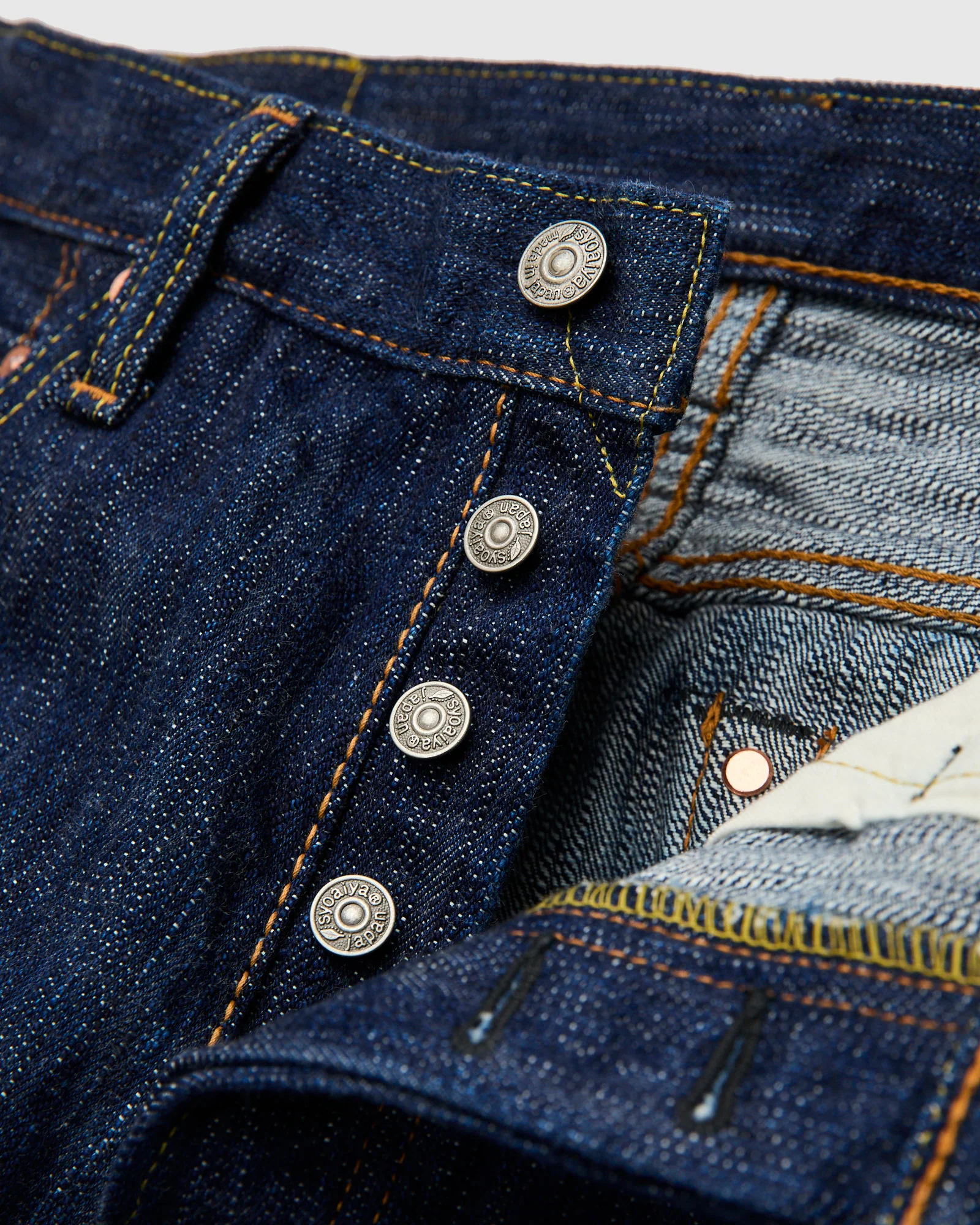 KS-15oz-019 "Kasuri" 15oz Slub Selvedge Denim - Relaxed Tapered Fit - Image 8