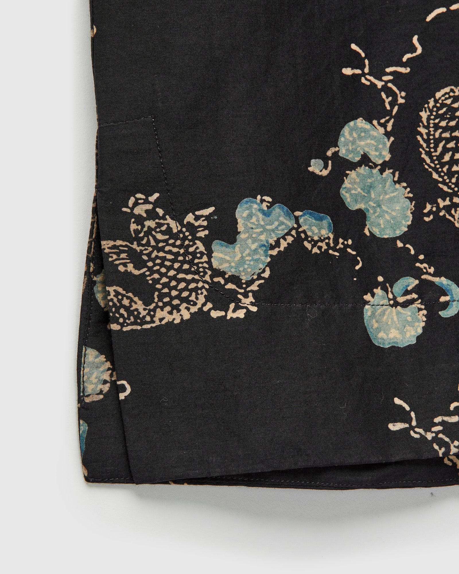 Koi Lake Camp Shirt in Iron Black Silk - Image 6