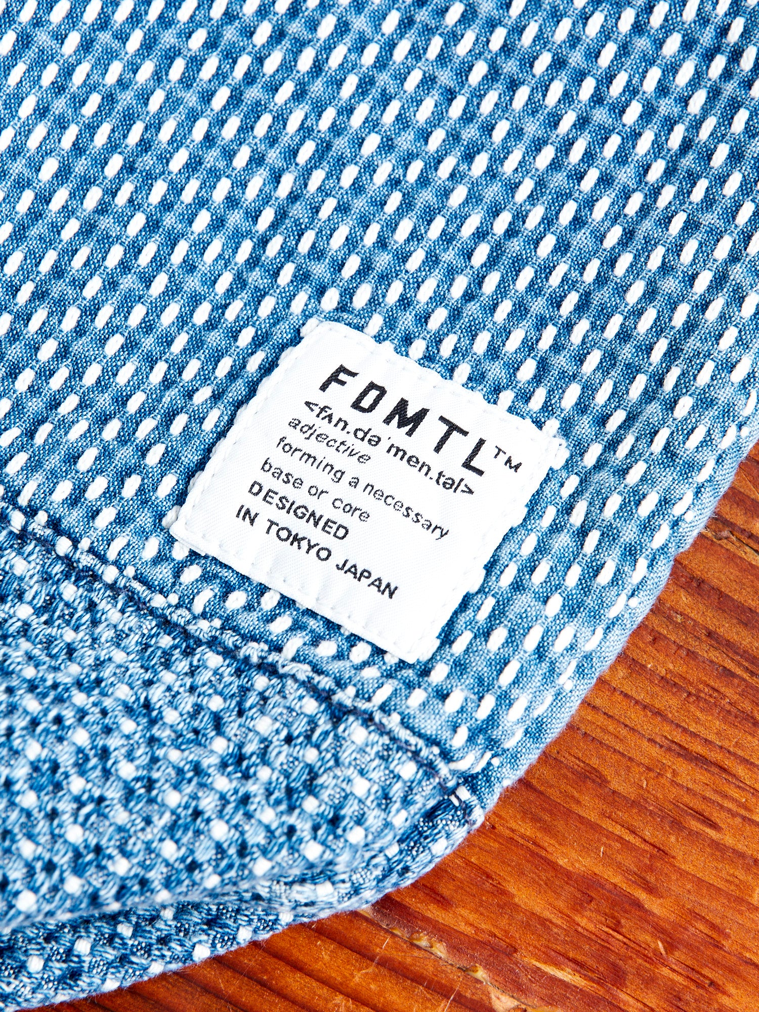 Large Boro Patchwork Tote Bag in 3-Year Wash - Image 3