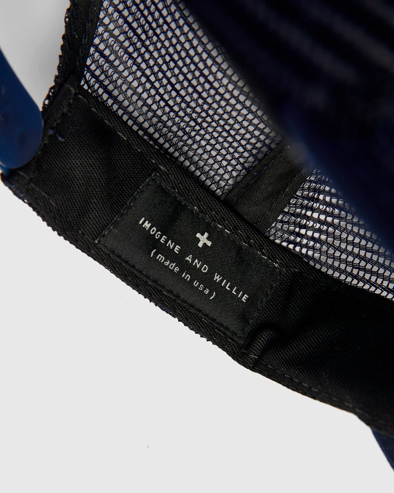 Lasso Trucker Cap in Navy - Image 6