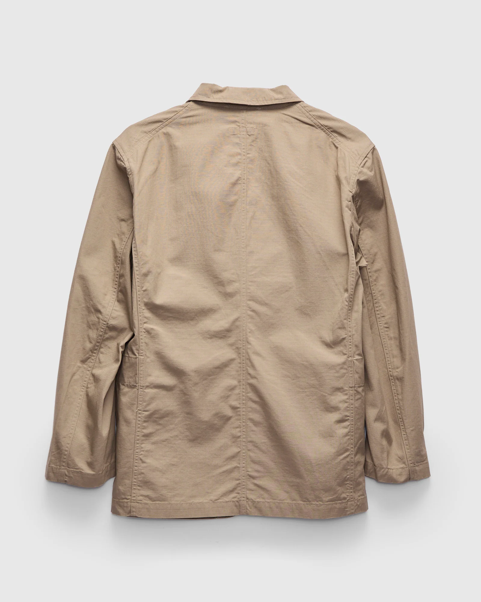 Light Bedford Jacket in Khaki Cotton Ripstop - Image 3