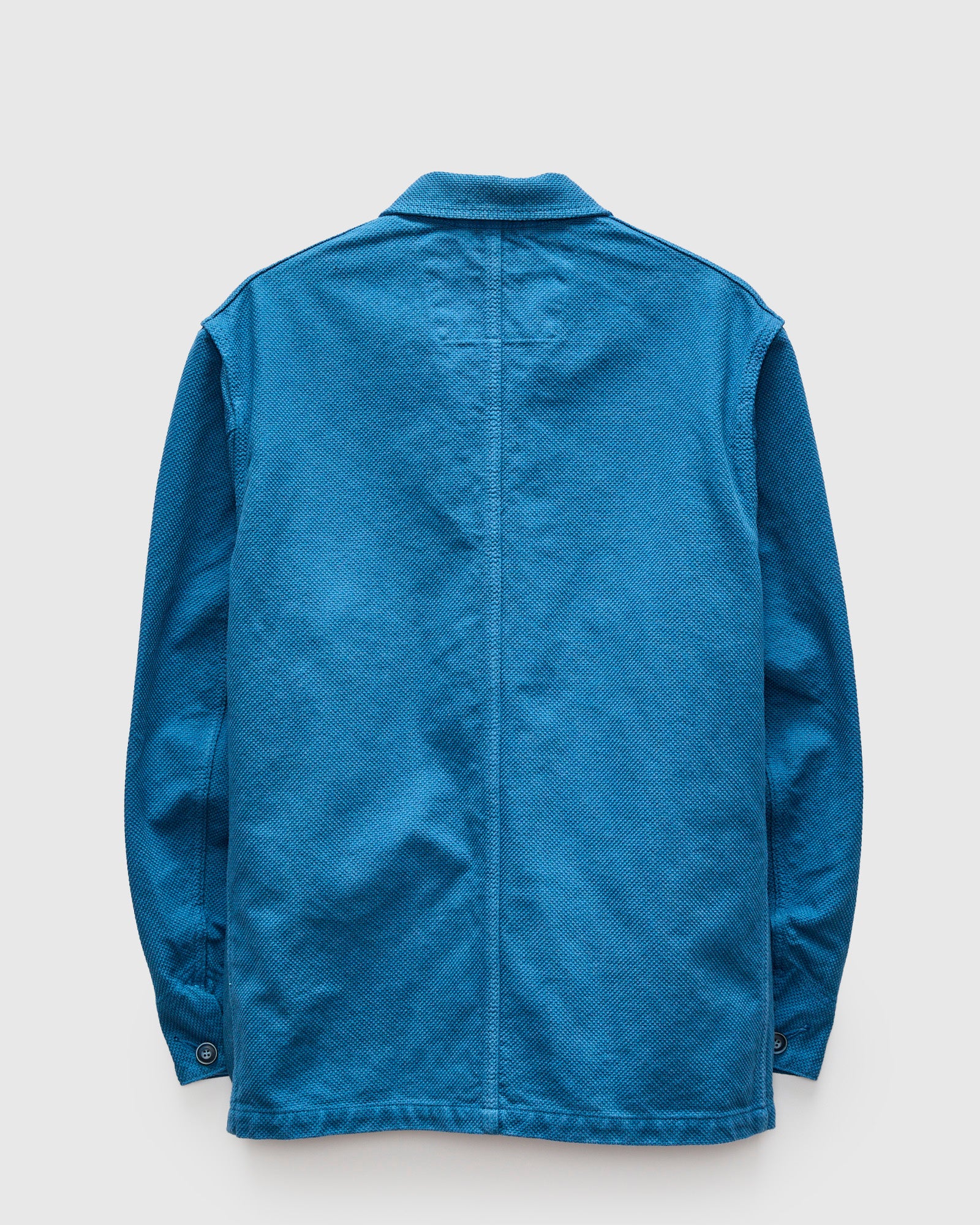 Sashiko Coverall Jacket in Blue Indigo - Image 3