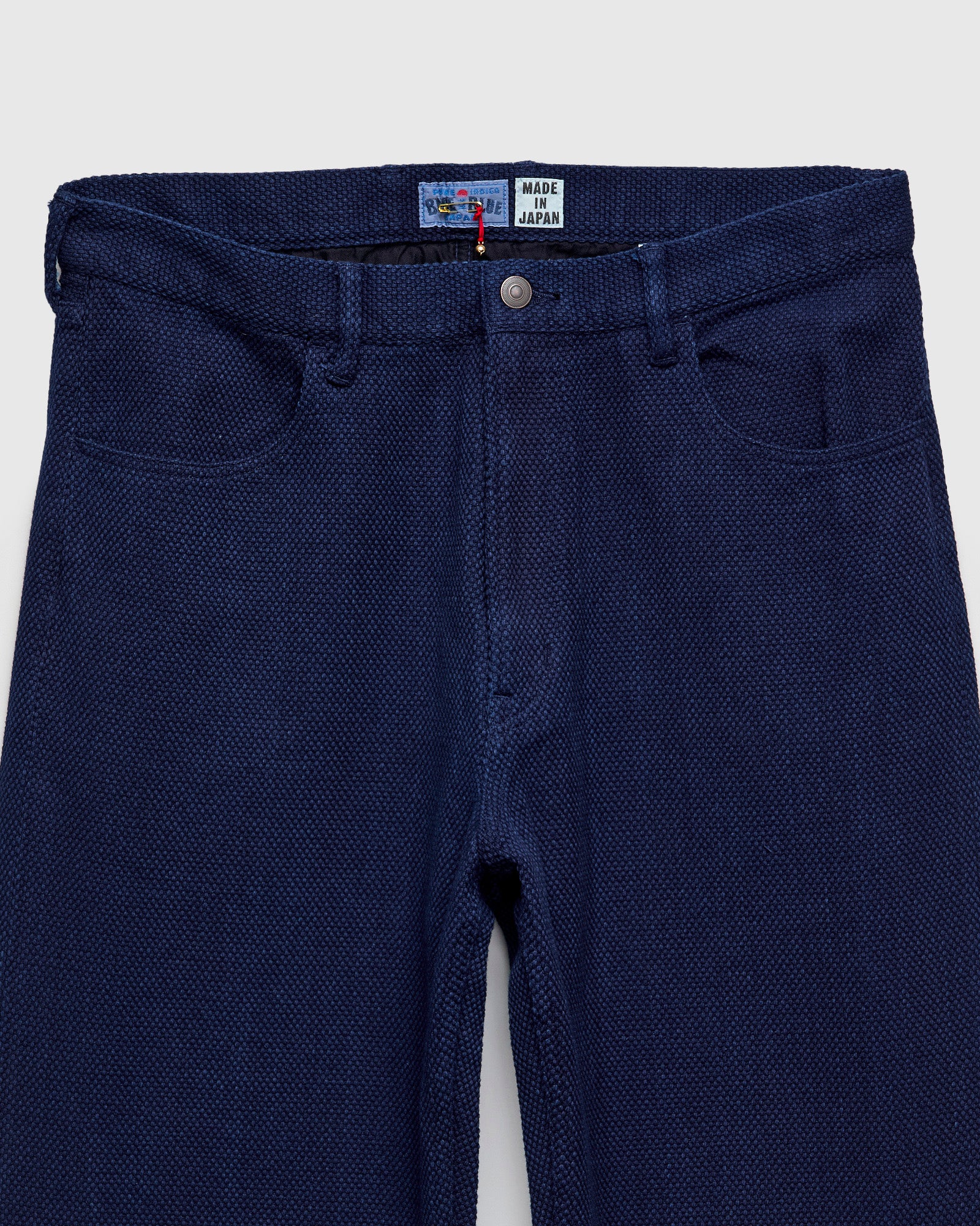 Light Sashiko Jeans in Pure Indigo - Image 3