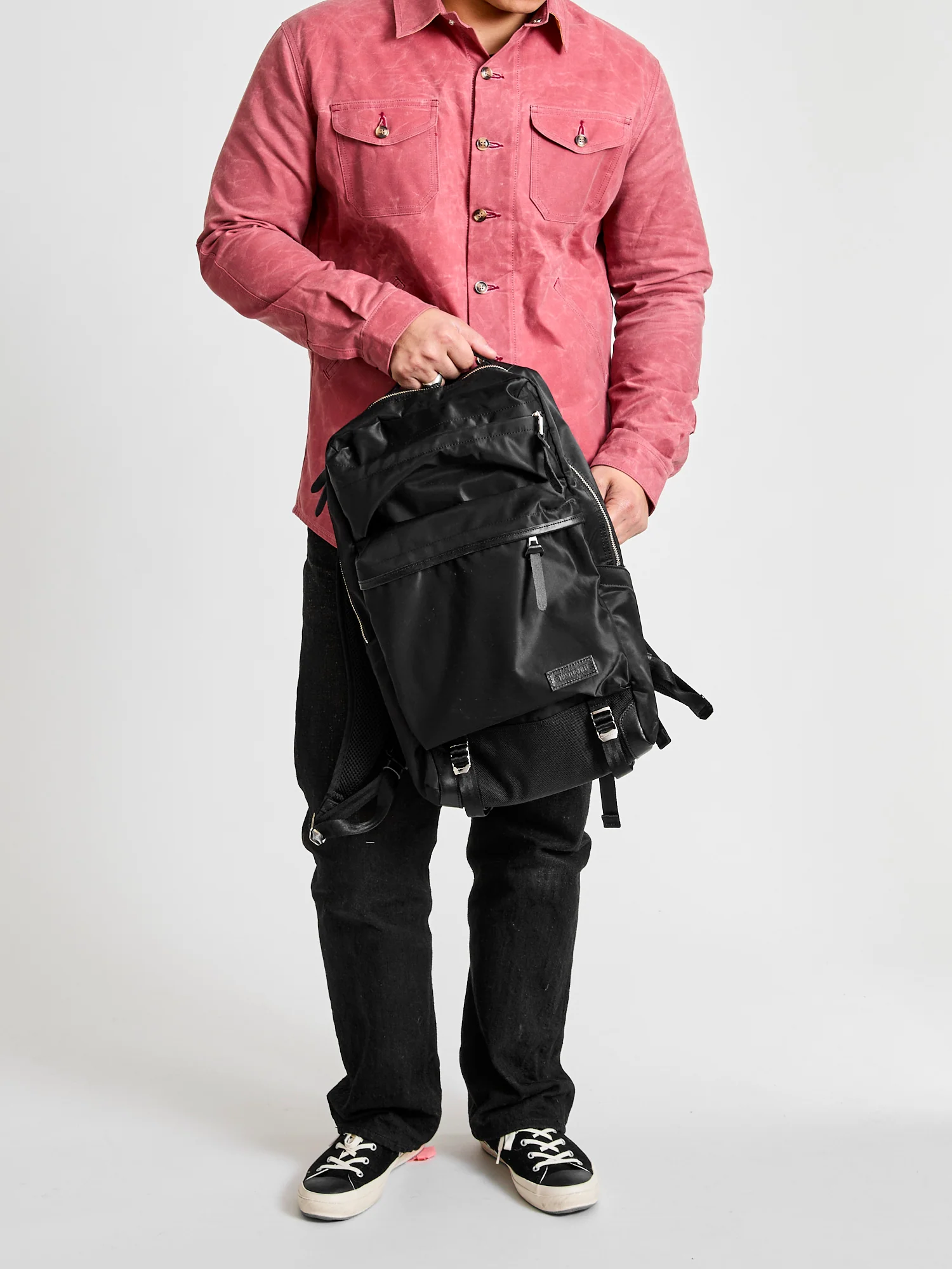 Lightning Zip Backpack in Black - Image 19