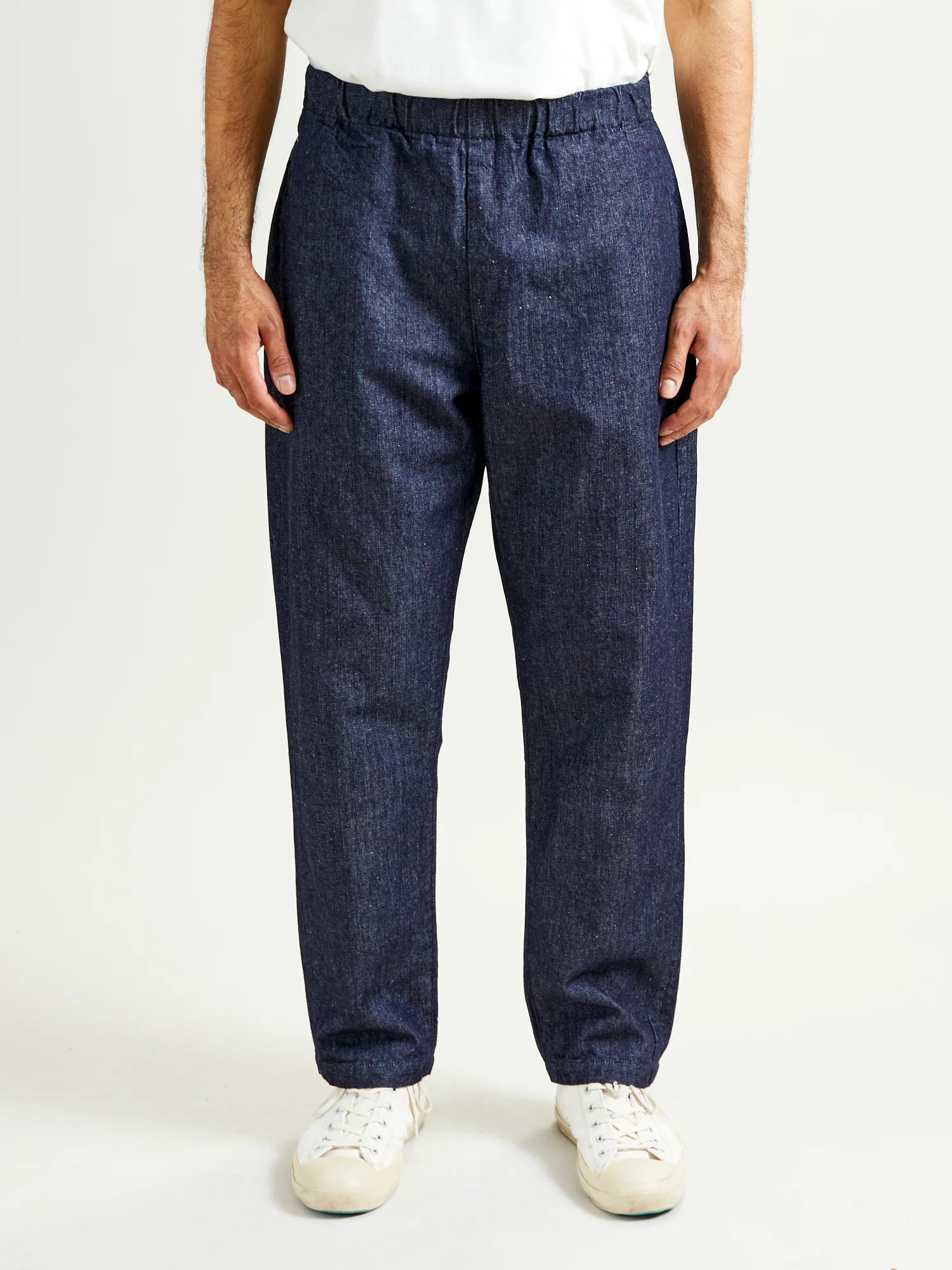 Lightweight Denim Easy Pants in Indigo - Image 2