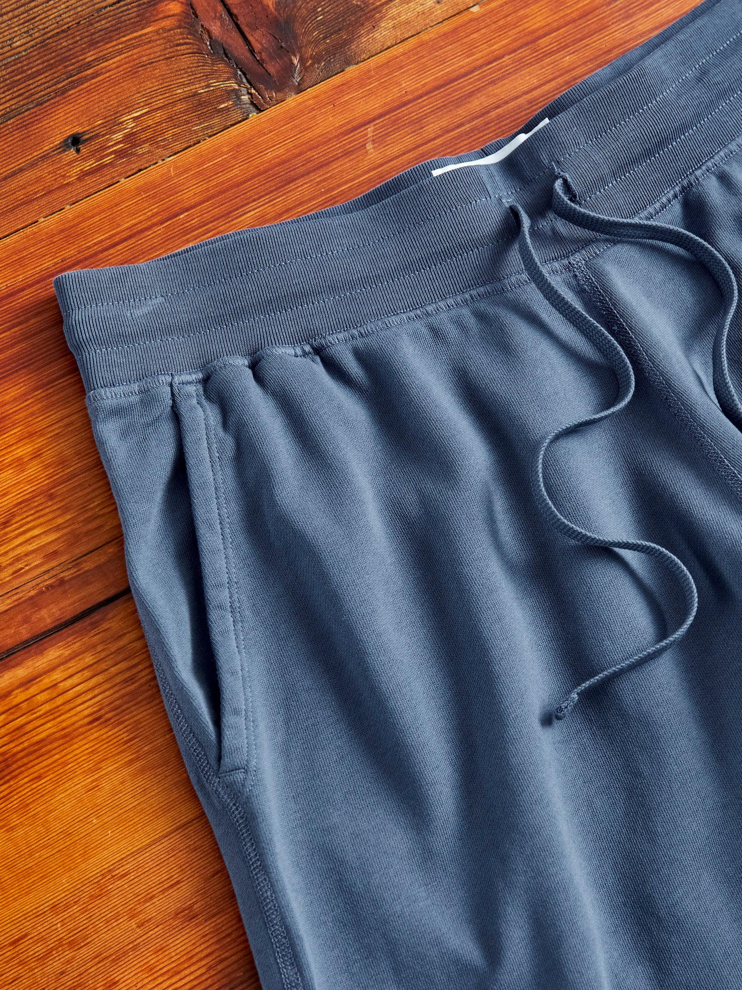 Lightweight Terry Sweatshort in Washed Blue - Image 2
