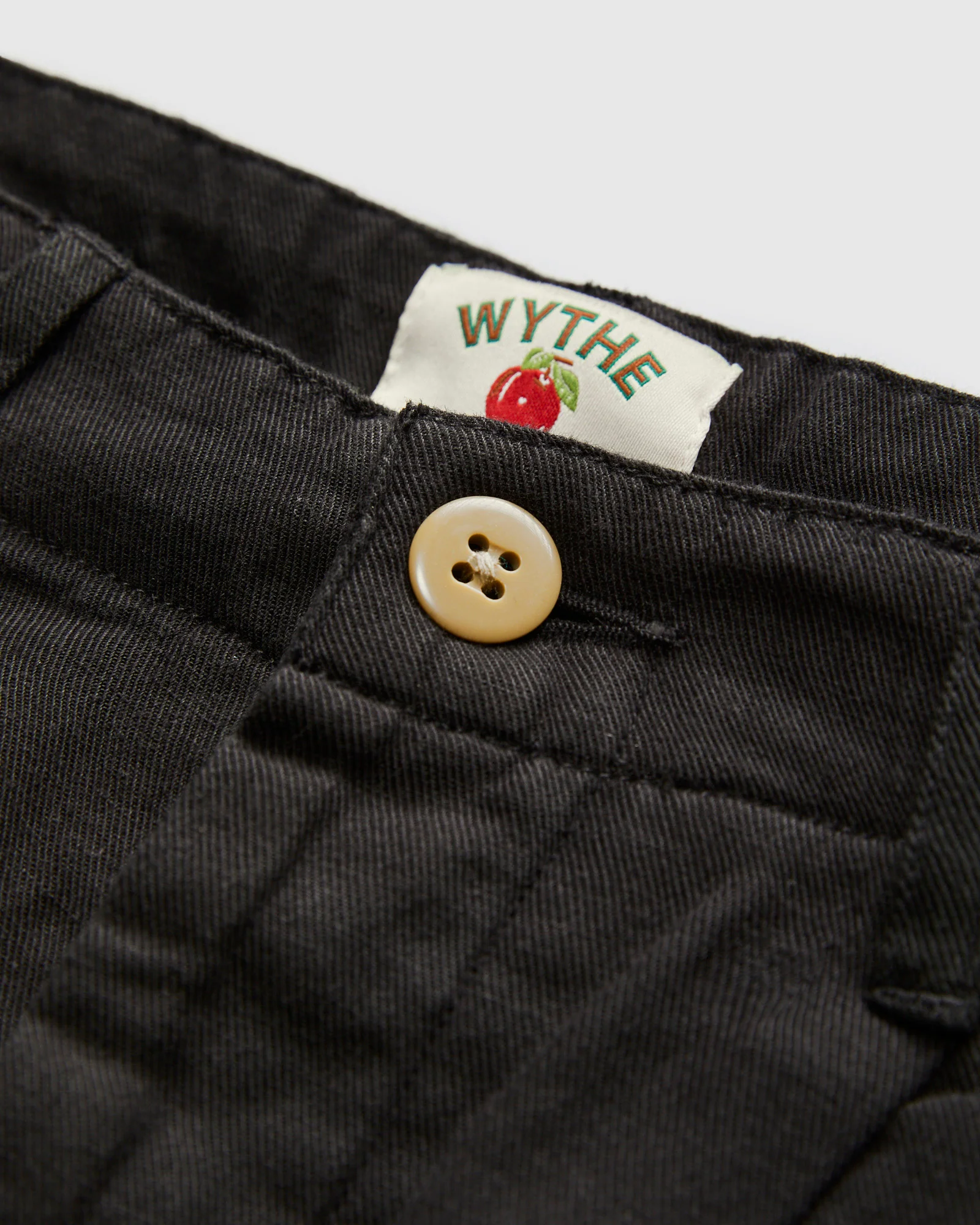 Linen Pleated Chino in Faded Black - Image 6