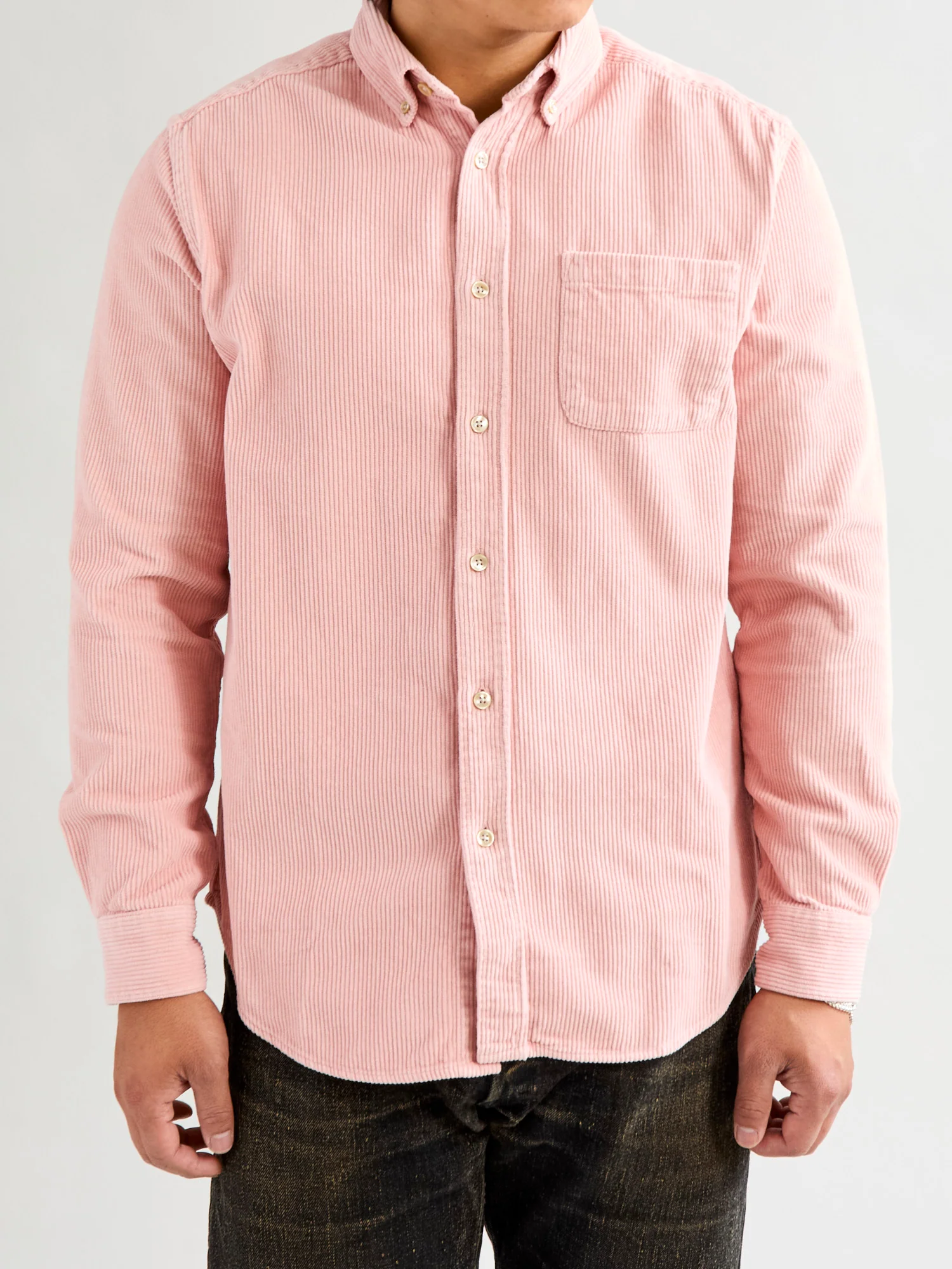 Lobo Button-Up Shirt in Old Rose - Image 2