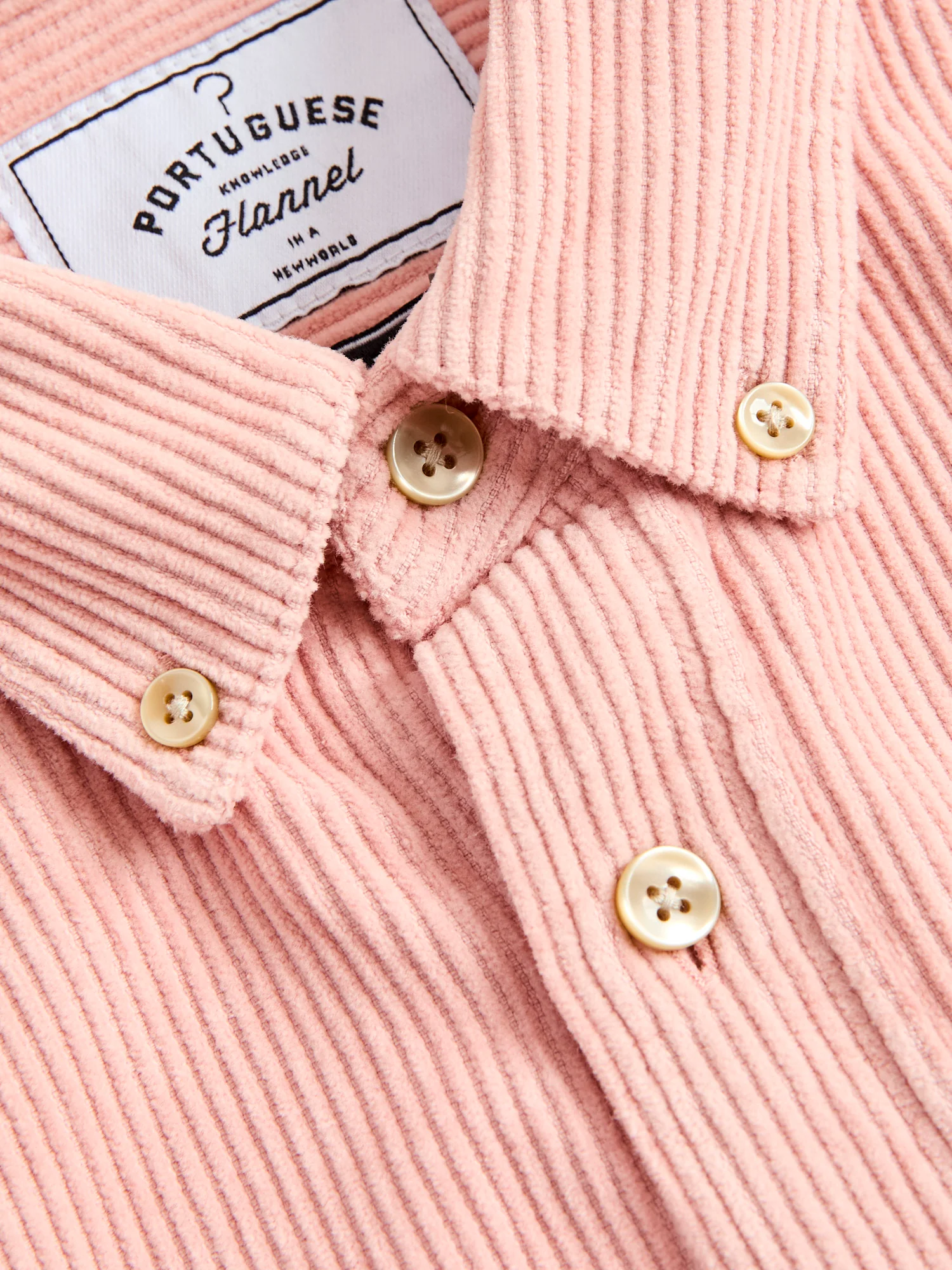 Lobo Button-Up Shirt in Old Rose - Image 4