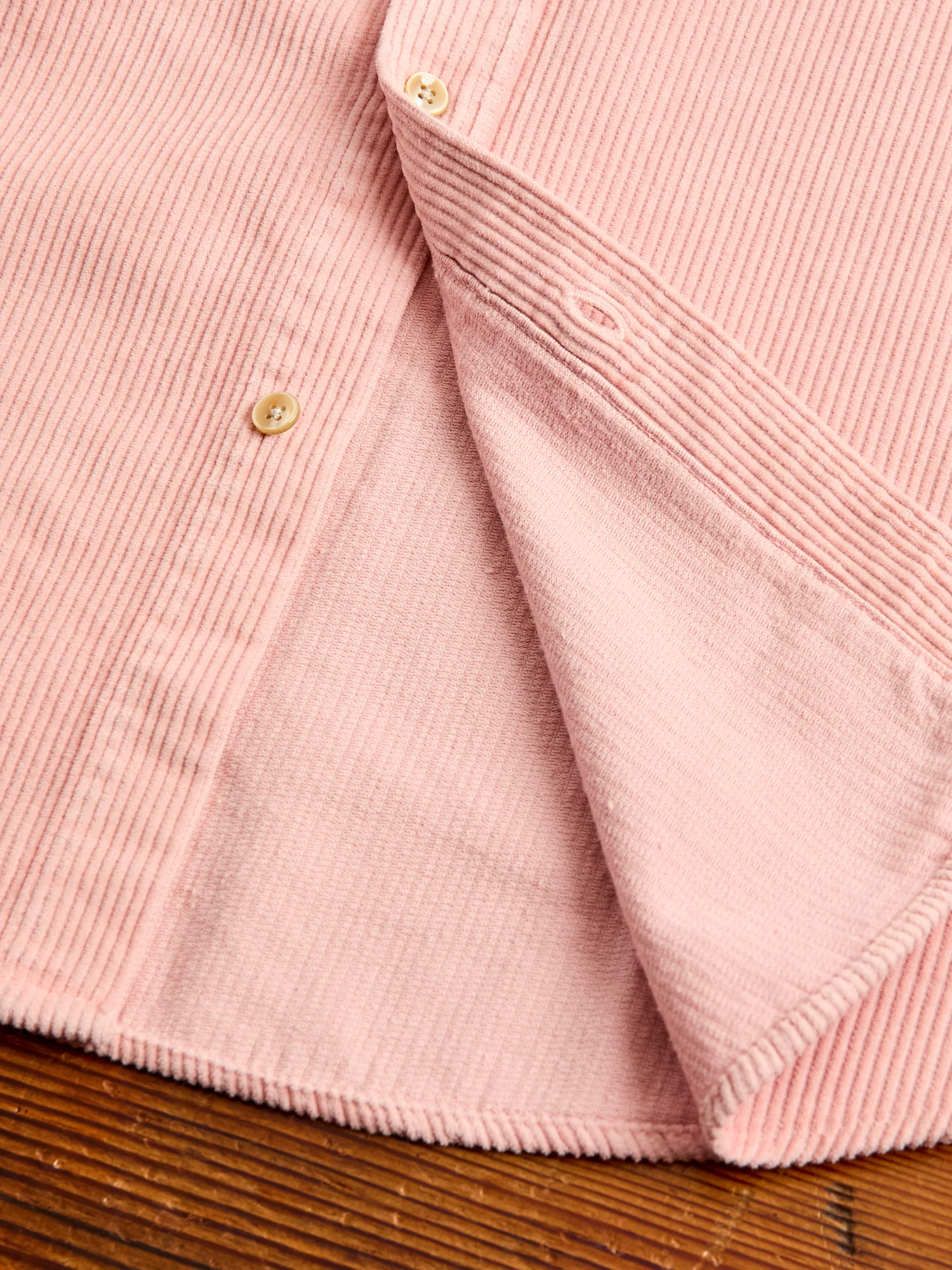Lobo Button-Up Shirt in Old Rose - Image 7