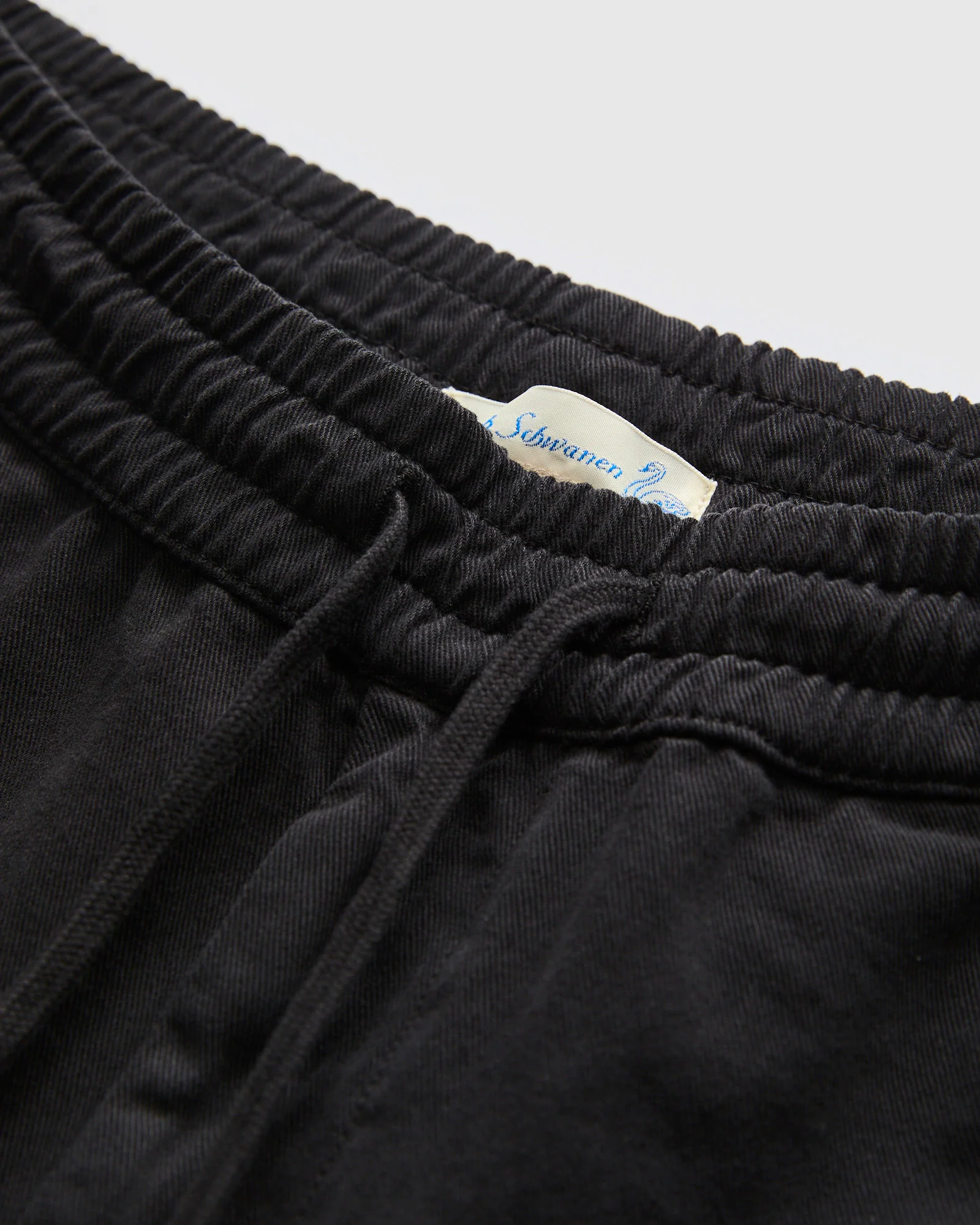 5" Lightweight Cotton Twill Shorts in Deep Black - Image 5