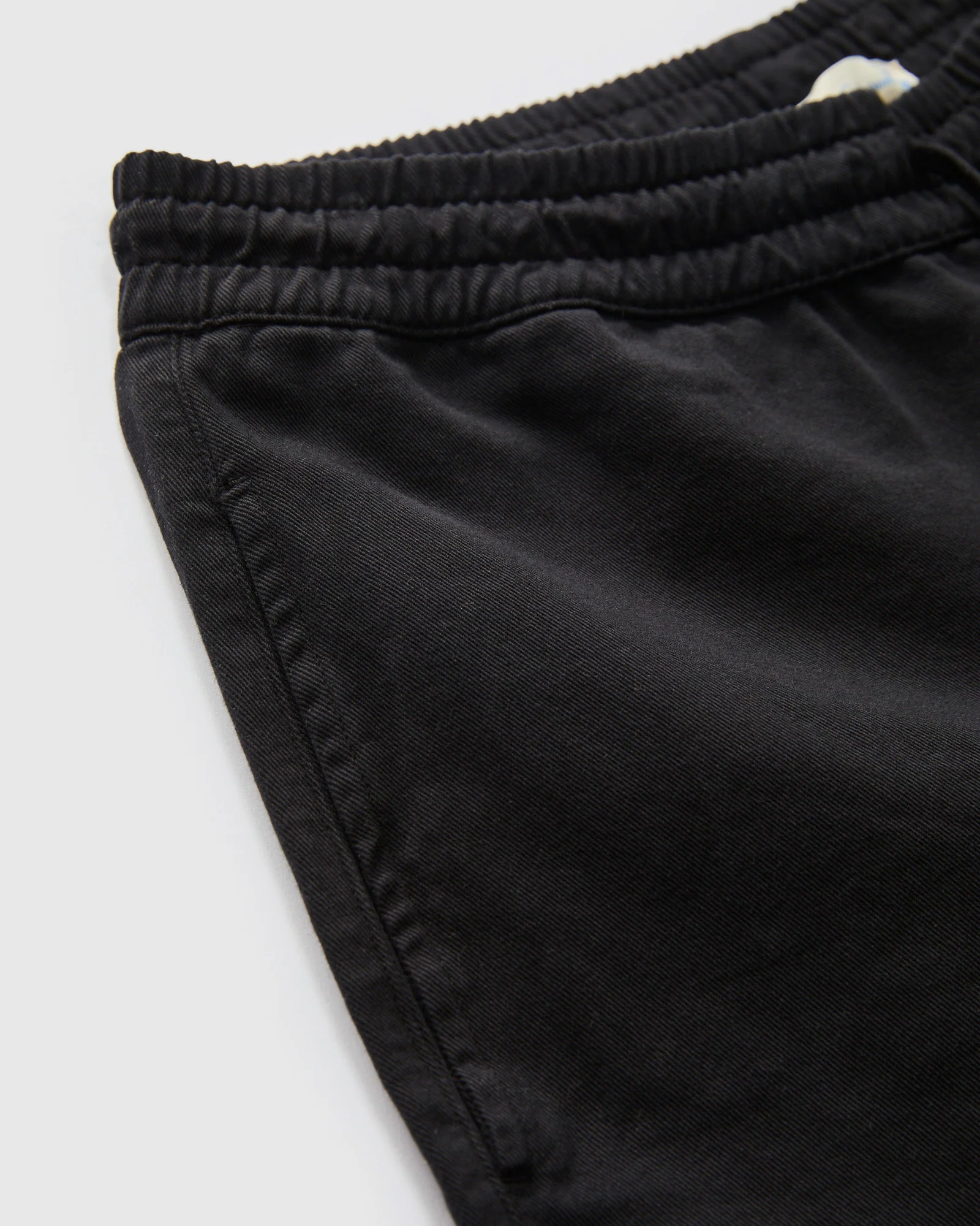 5" Lightweight Cotton Twill Shorts in Deep Black - Image 6