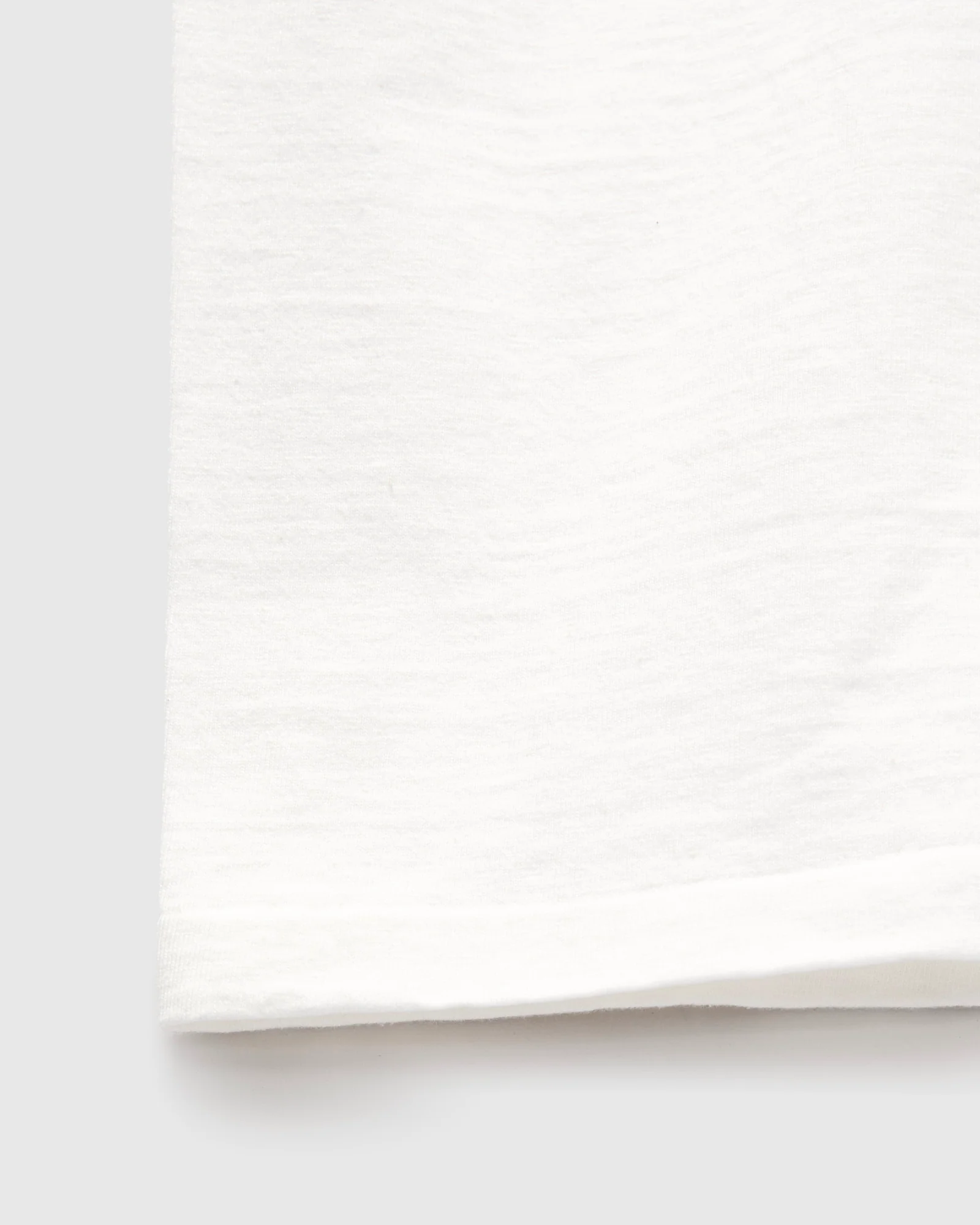 Fallen Cotton Slub Tee in Off White - Image 5