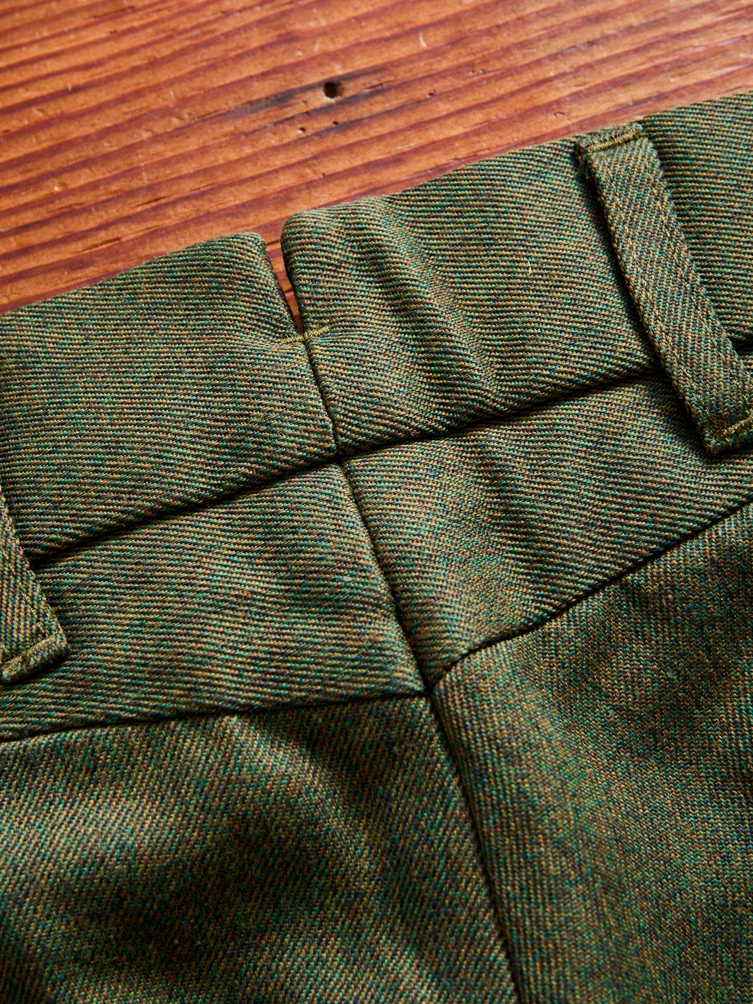 Melange Twill Andover Pants in Olive - Image 10