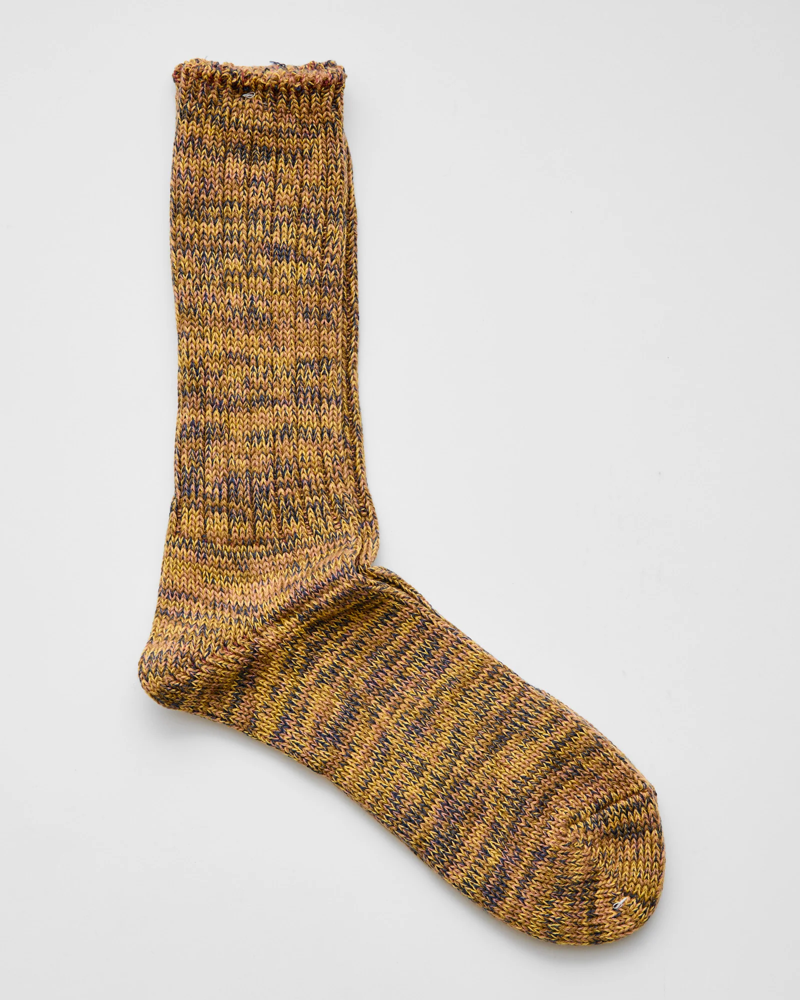 Melange Crew Sock in Harvest - Image 2