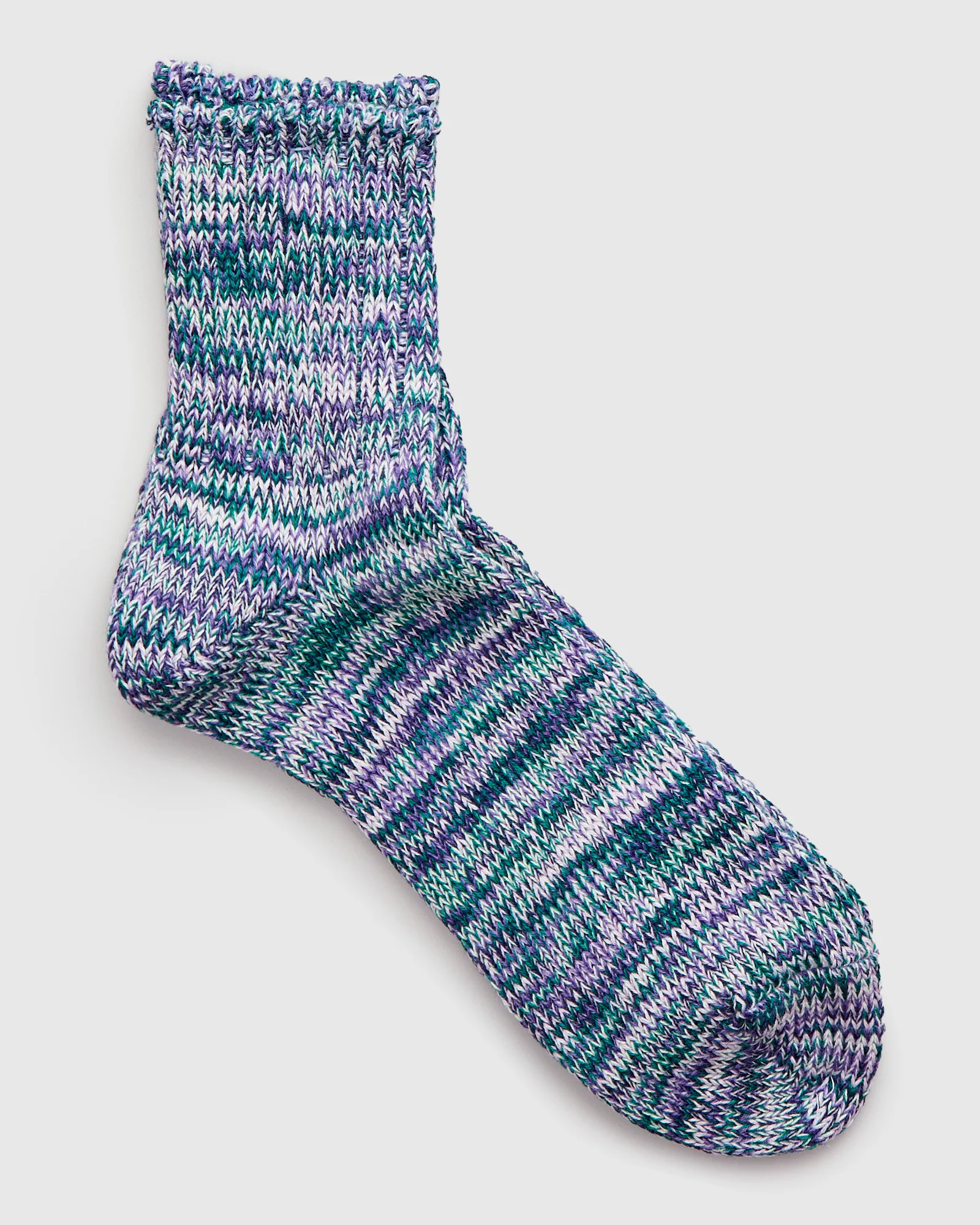 Melange Quarter Length Sock in Northern Lights - Image 2