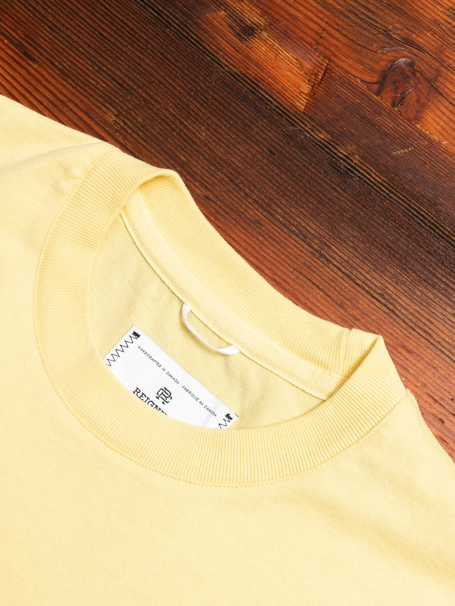 Midweight Jersey T-Shirt in Citron - Image 2