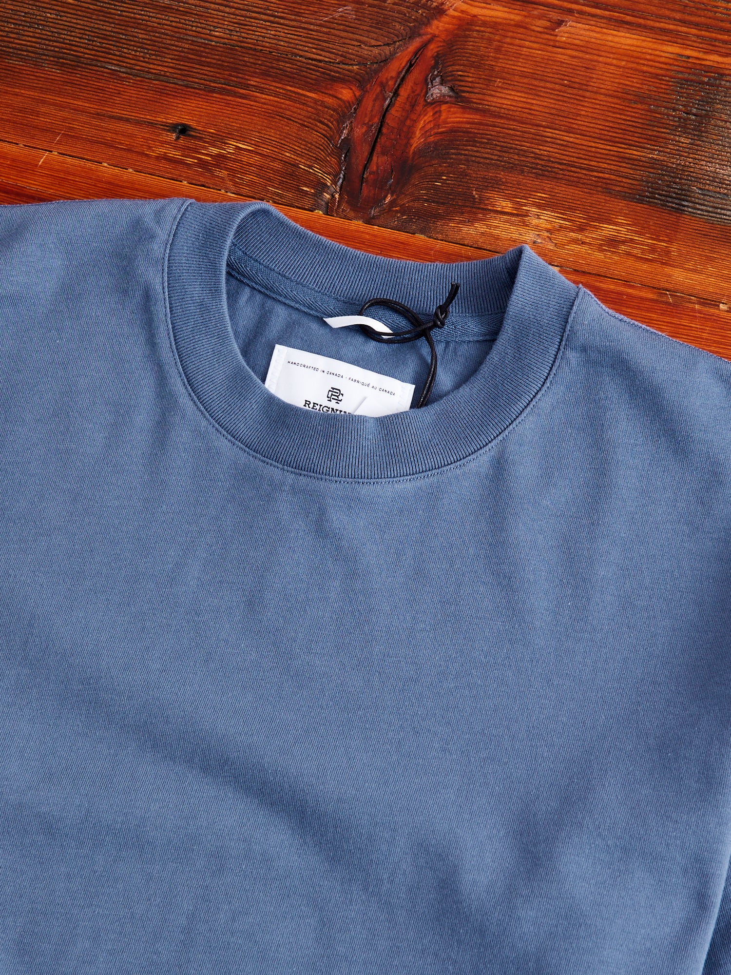 Midweight Jersey T-Shirt in Washed Blue - Image 2