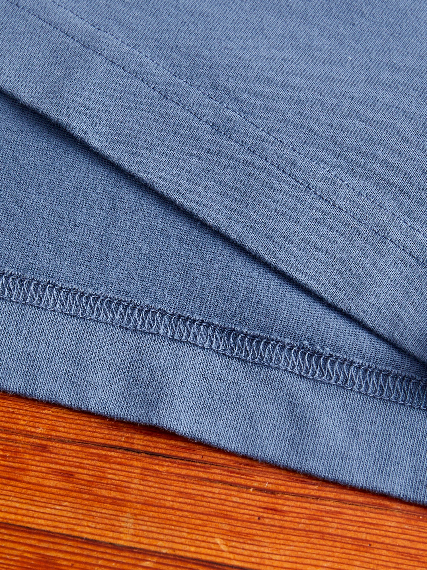 Midweight Jersey T-Shirt in Washed Blue - Image 4
