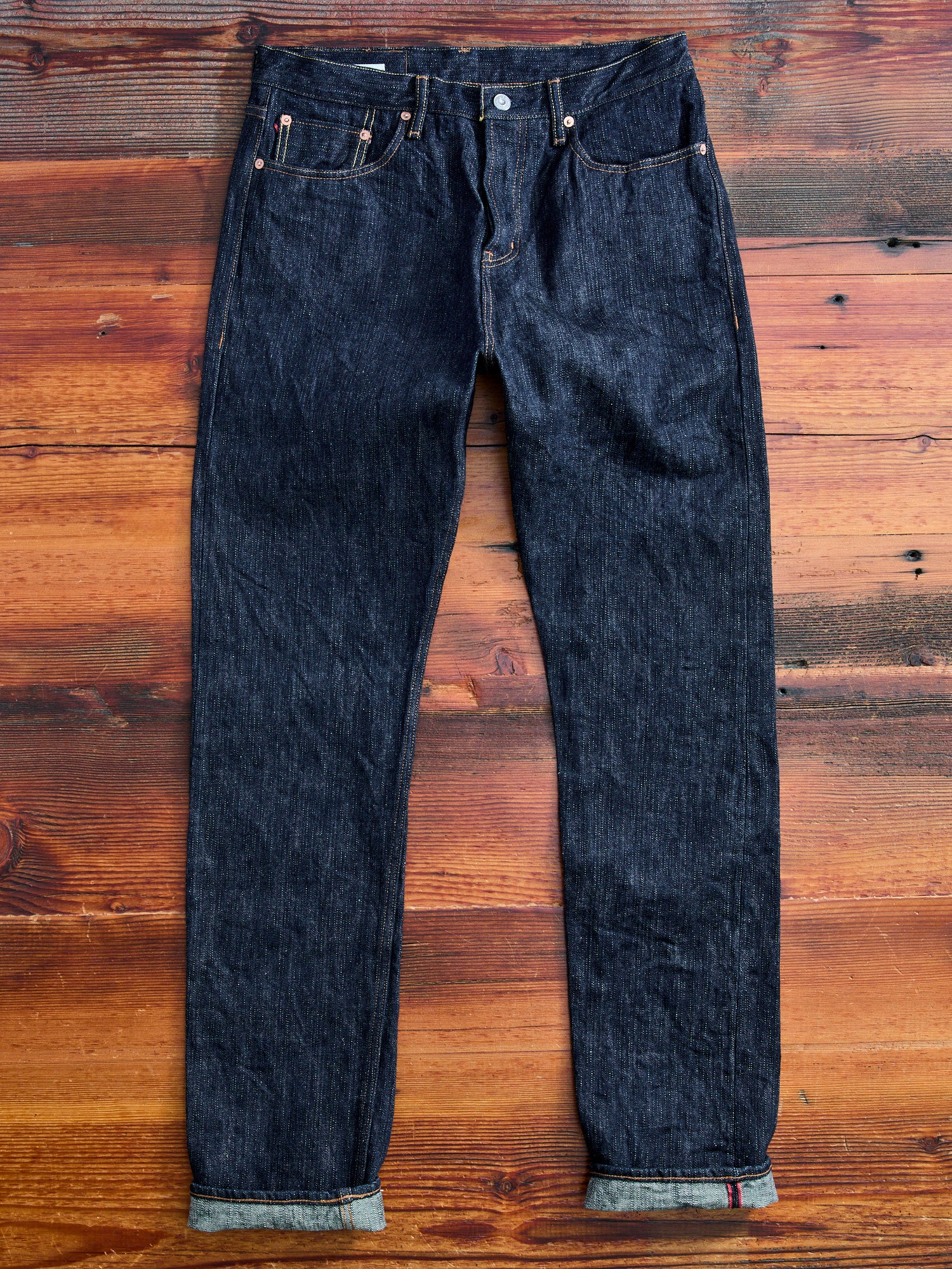 MIJ12 "Aomidori" 16oz Greencast Slub Selvedge Denim - Weird Guy Fit - Image 6