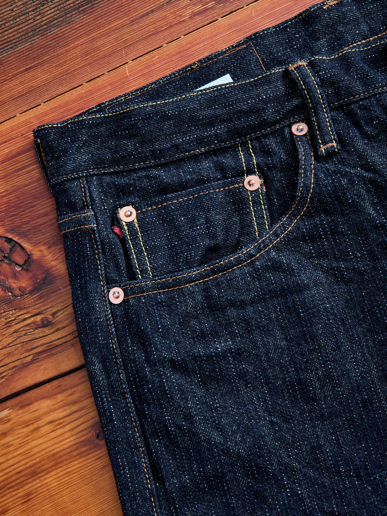 MIJ12 "Aomidori" 16oz Greencast Slub Selvedge Denim - Weird Guy Fit - Image 8