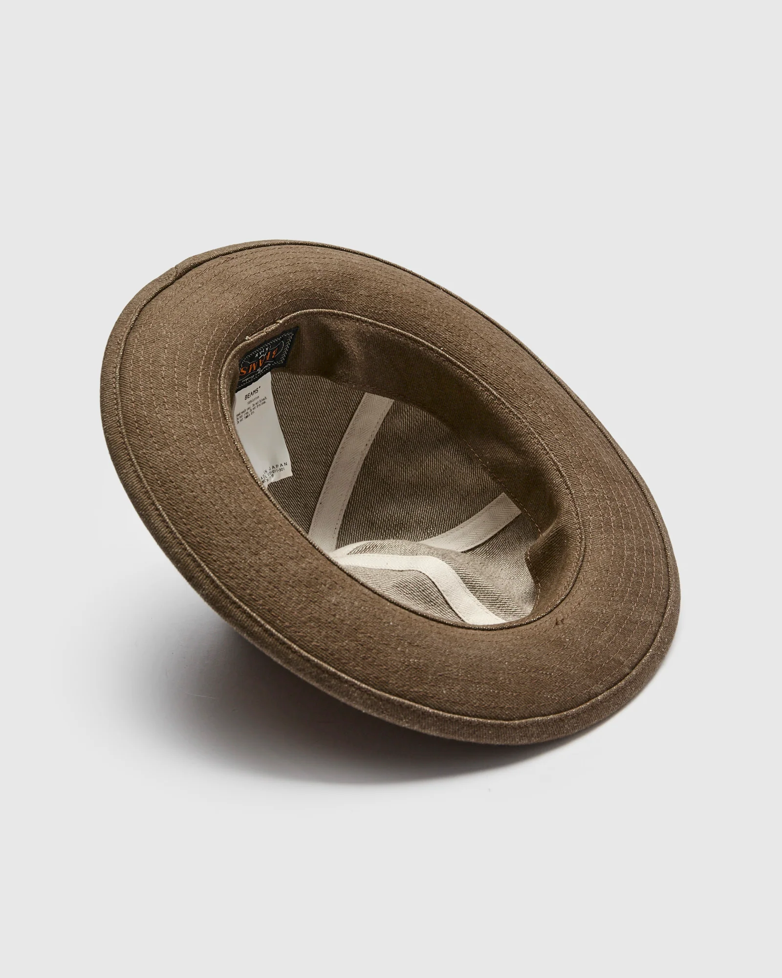 MIL Hat in Brown Denim - Image 3