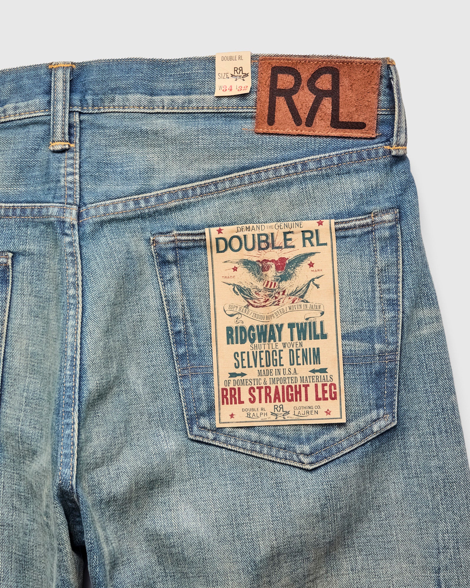 "Milner Wash" 13.7oz Selvedge Denim - Straight Fit - Image 3