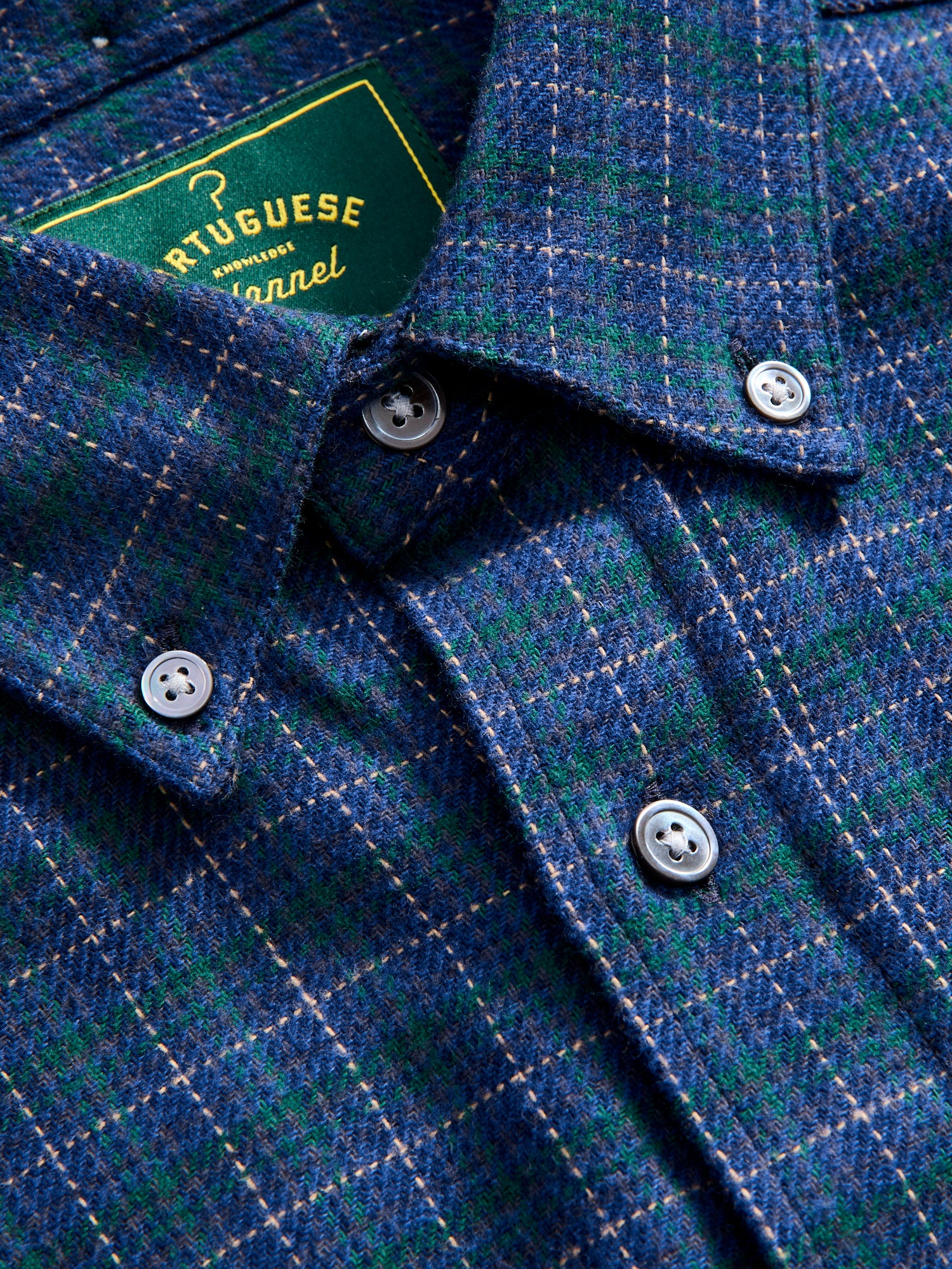 Minerva Button-Up Shirt in Blueish - Image 3