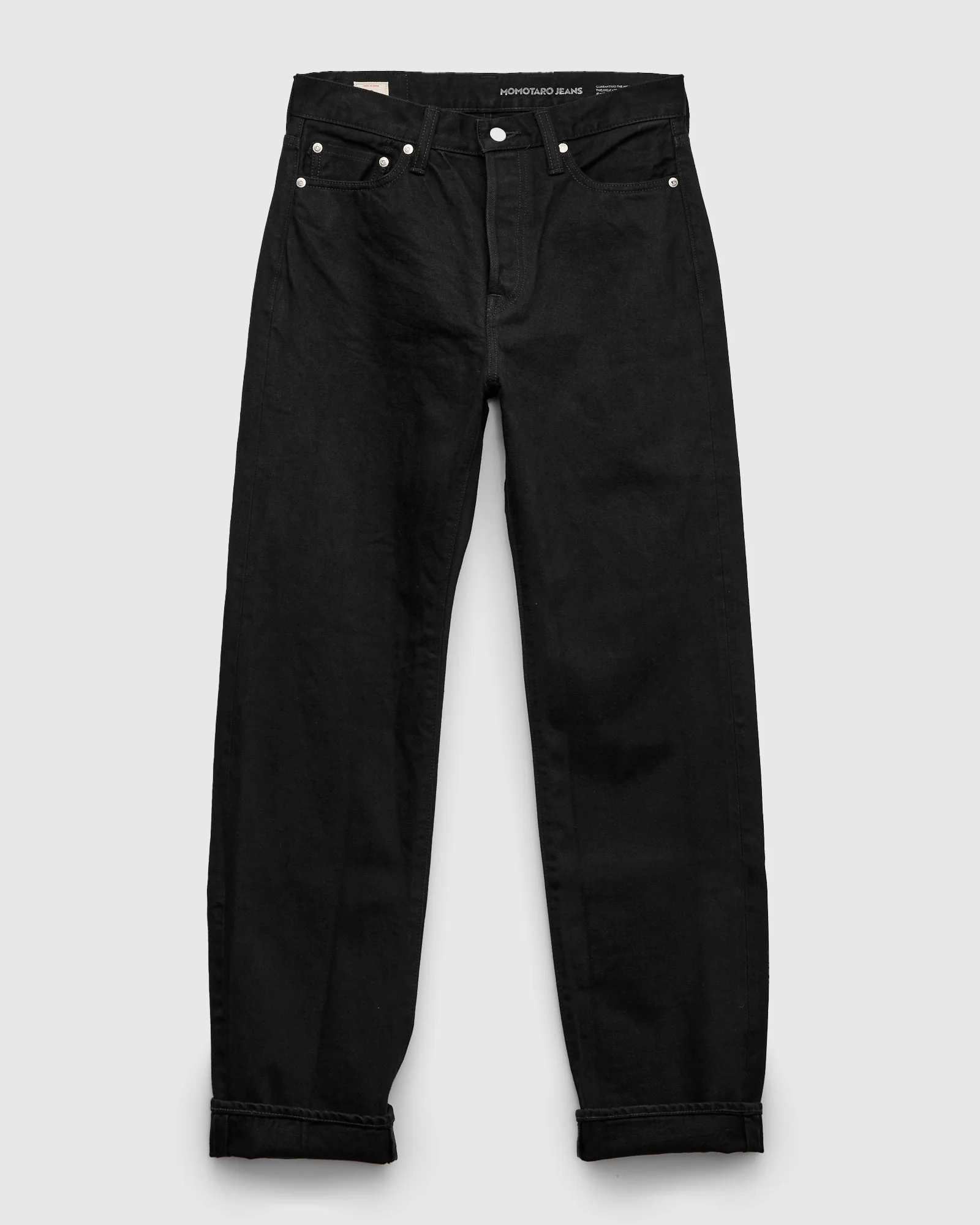 MMJE6401 "Kyoto Montsuki" 15oz Black Selvedge Denim - Straight Fit - Image 2