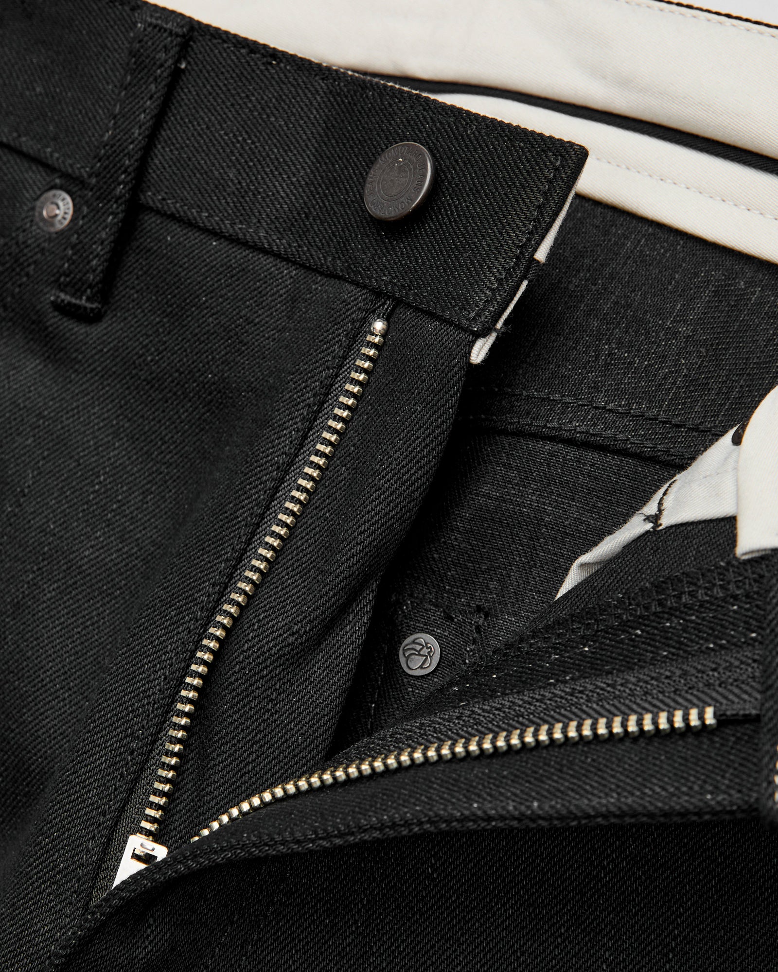 MMJZ1200 "Standard" 14.7oz Black Selvedge Denim - Tapered Fit - Image 10