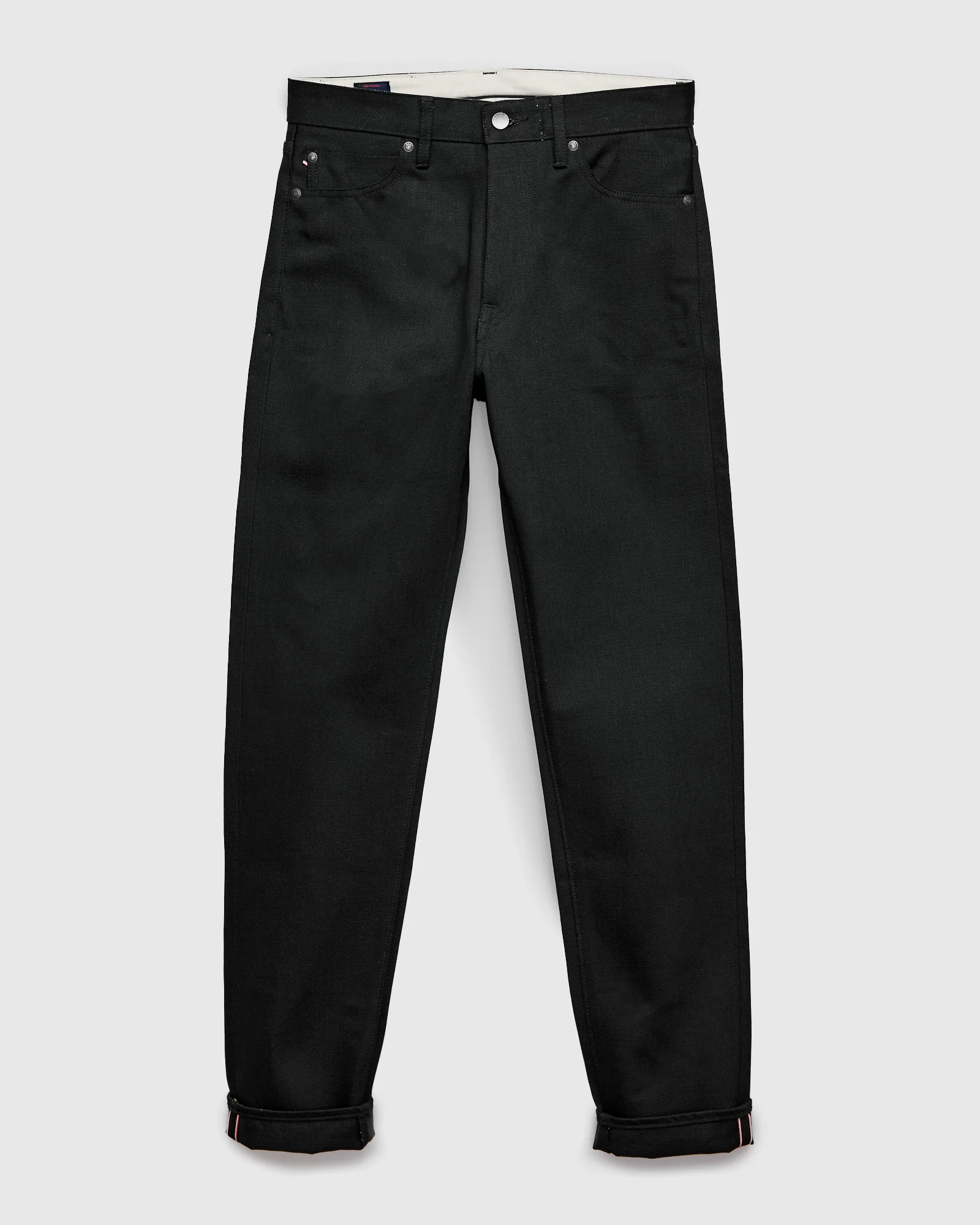 MMJZ1200 "Standard" 14.7oz Black Selvedge Denim - Tapered Fit - Image 3